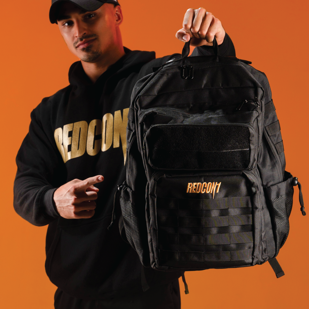Tactical Pro BACKPACK 45L (Black w/ Gold)