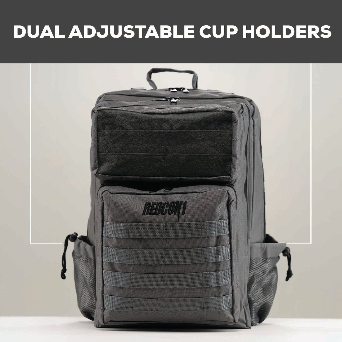 TACTICAL PRO BACKPACK 45L (SMOKE GREY W/ BLACK)