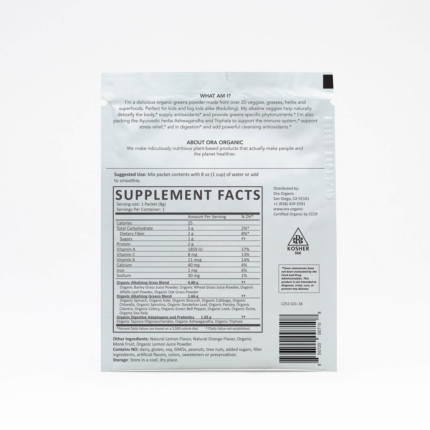 Organic Greens Powder