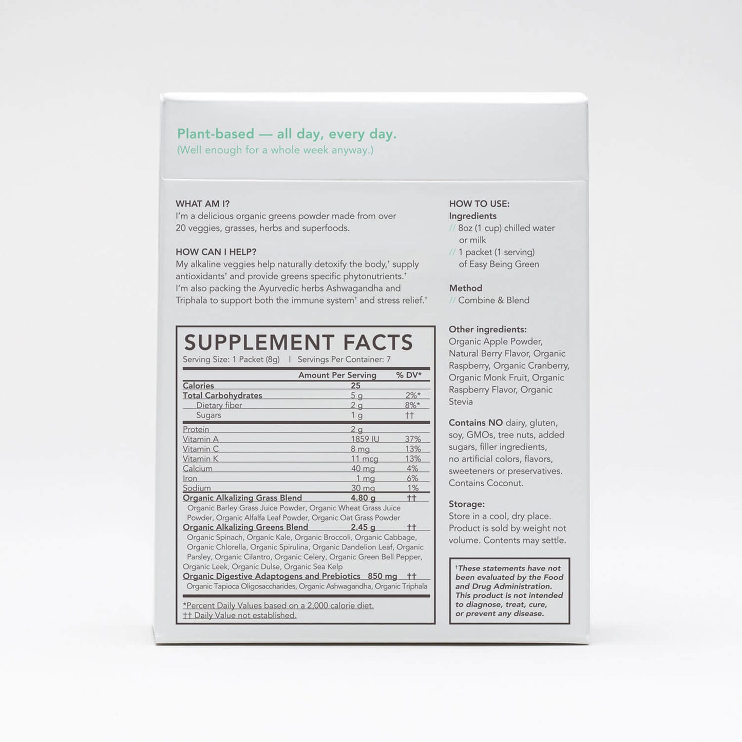 Organic Greens Powder