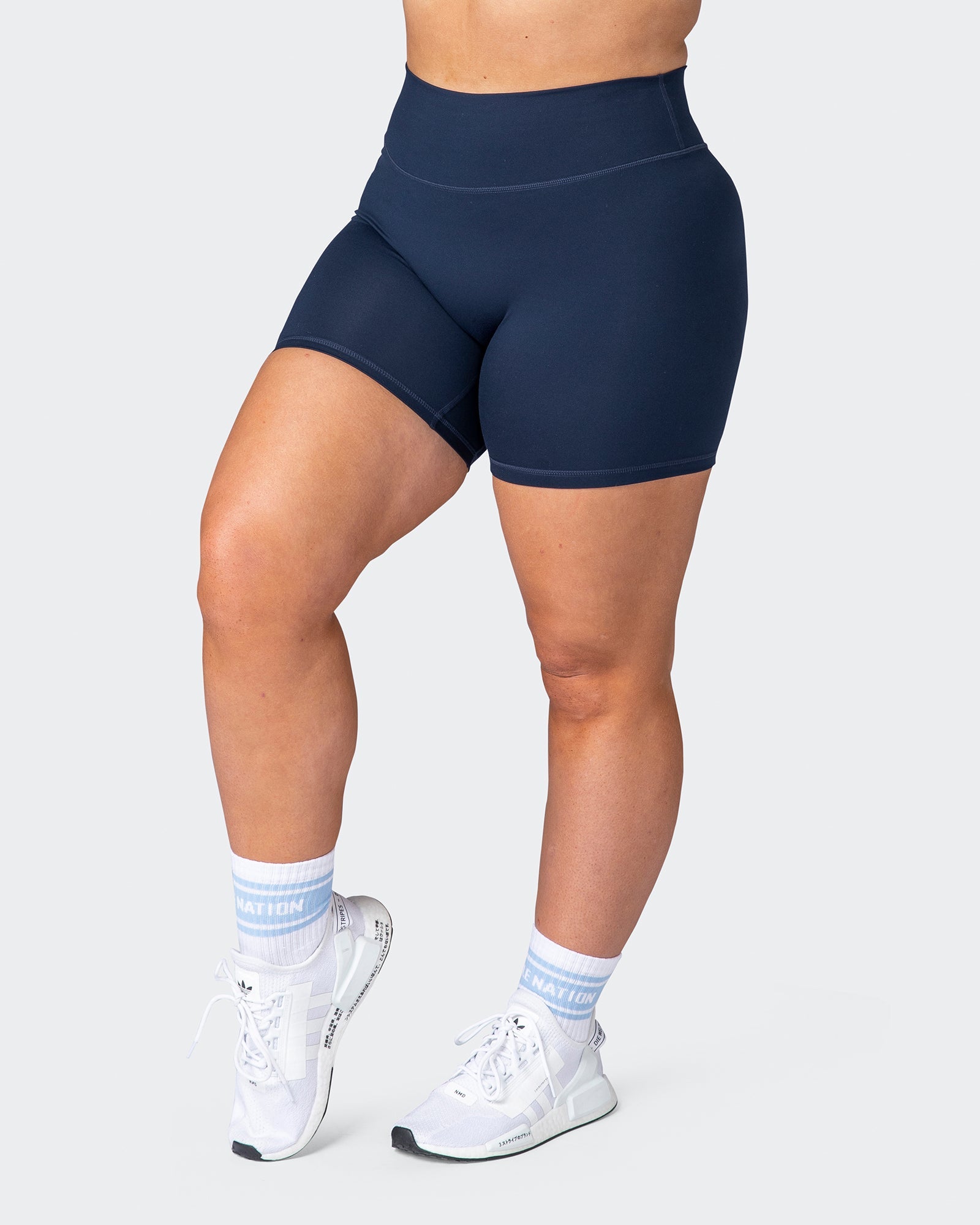 Zero Rise Everyday Bike Shorts - Navy-Shorts-XXS-092251NAVY-XXS-MNAPPRL17271-3-Muscle Nation