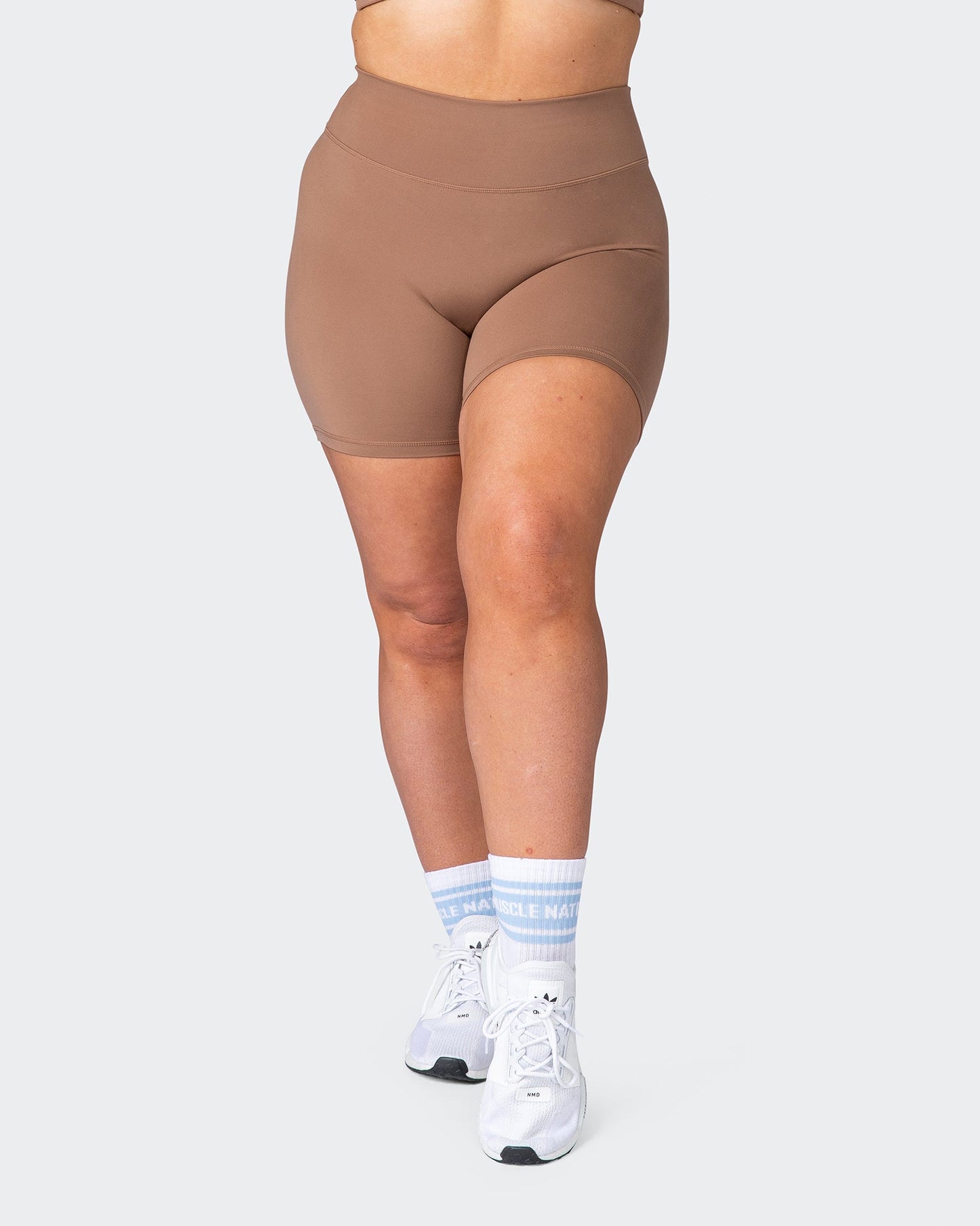 Zero Rise Everyday Bike Shorts - Chocolate Malt-Shorts-XXS-092251CHOCMLT-XXS-MNAPPRL17236-2-Muscle Nation