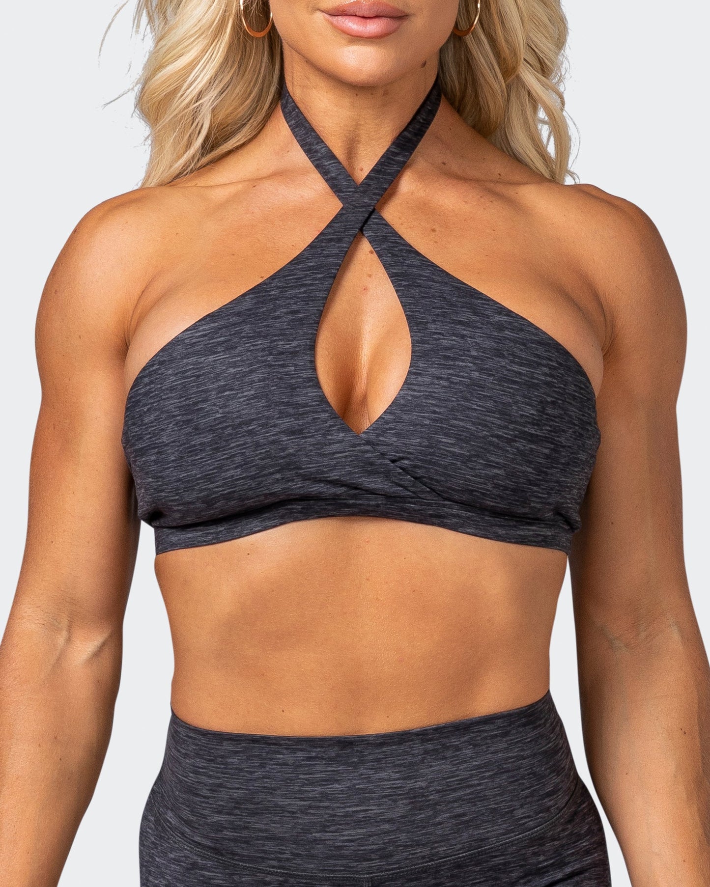 HBxMN Tranquil Bralette - Charcoal Marl-Bralettes-XS-062204CHARMRL-XS-MNAPPRL15754-3-Muscle Nation