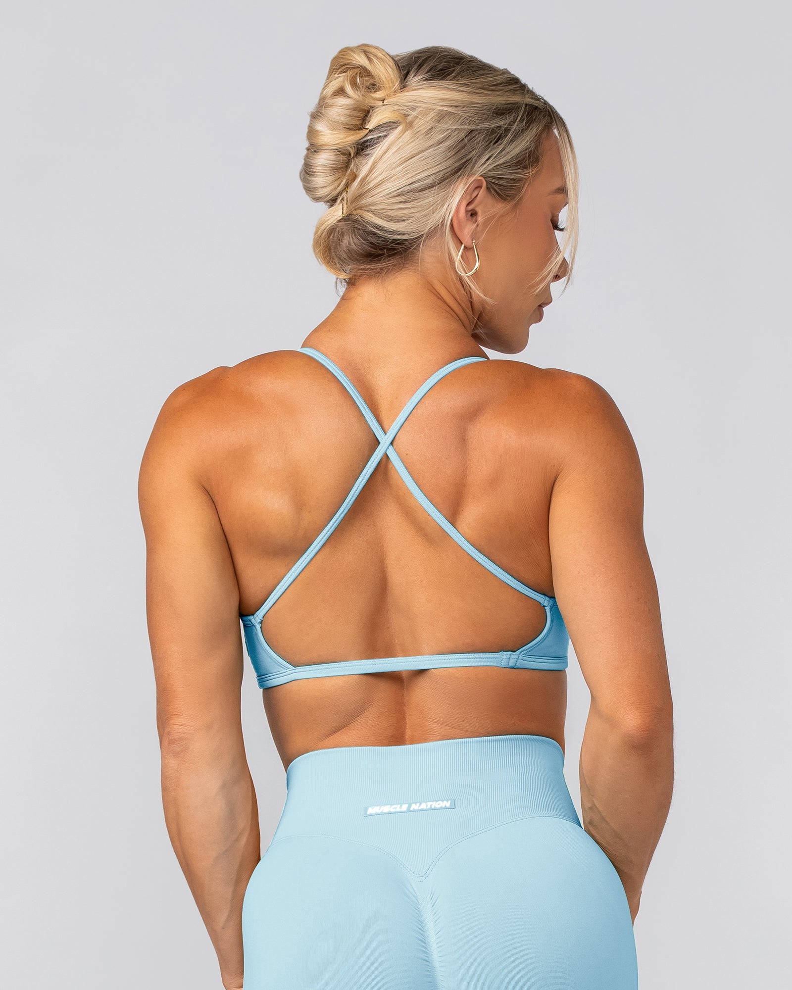 Everyday Seamless Bralette - Lagoon-Bralettes-XS-1124122LGN-XS-MNAPPRL40437-5-Muscle Nation