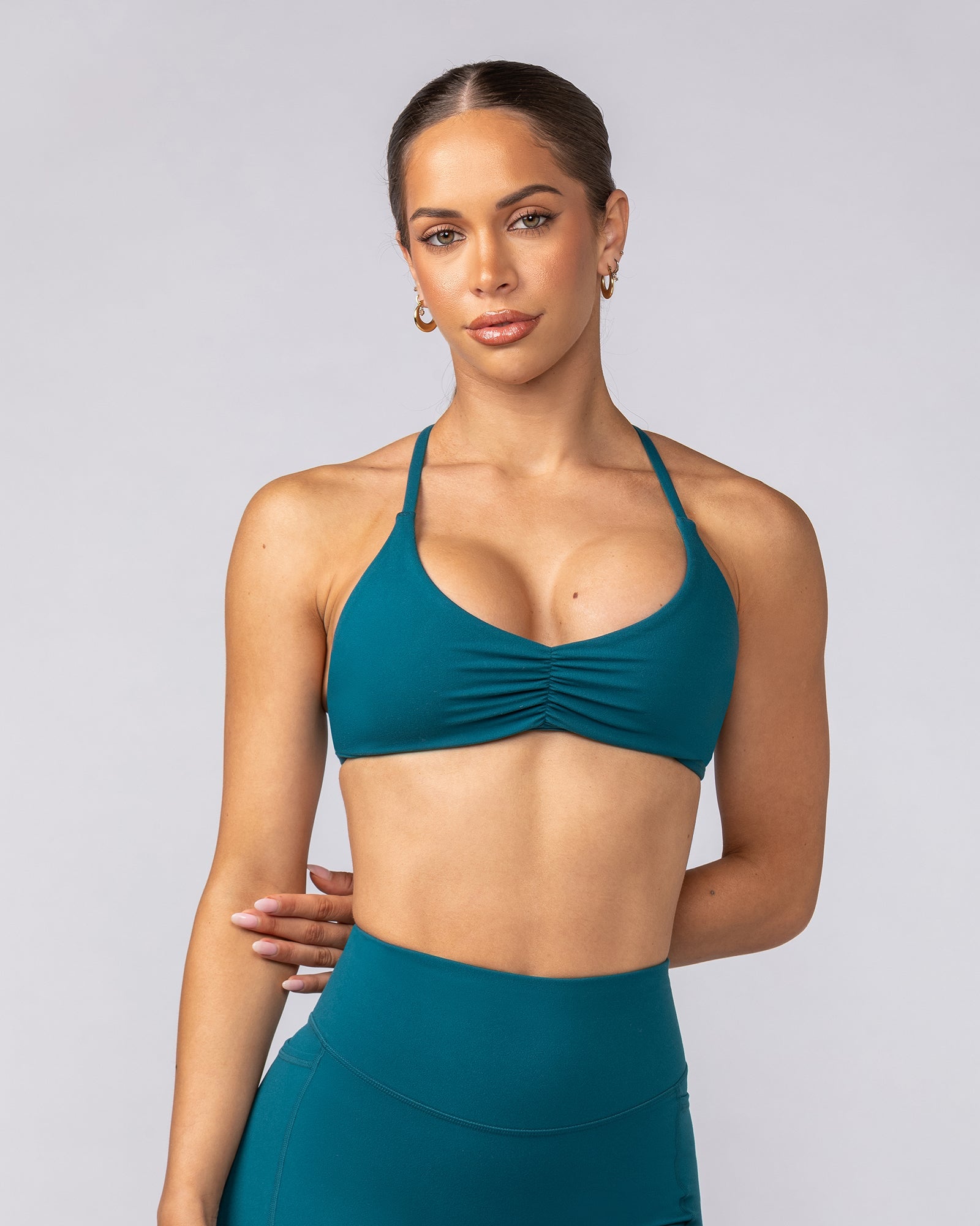 Honey Bralette - Deep Teal-Bralettes-XXS-062502DTEAL-XXS-MNAPPRL42932-1-Muscle Nation