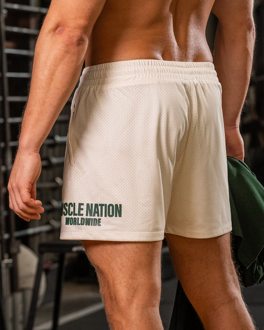 Worldwide Lay Up 3.5" Shorts - Travertine-Shorts-S-062404TRAV-S-MNAPPRL31779-1-Muscle Nation