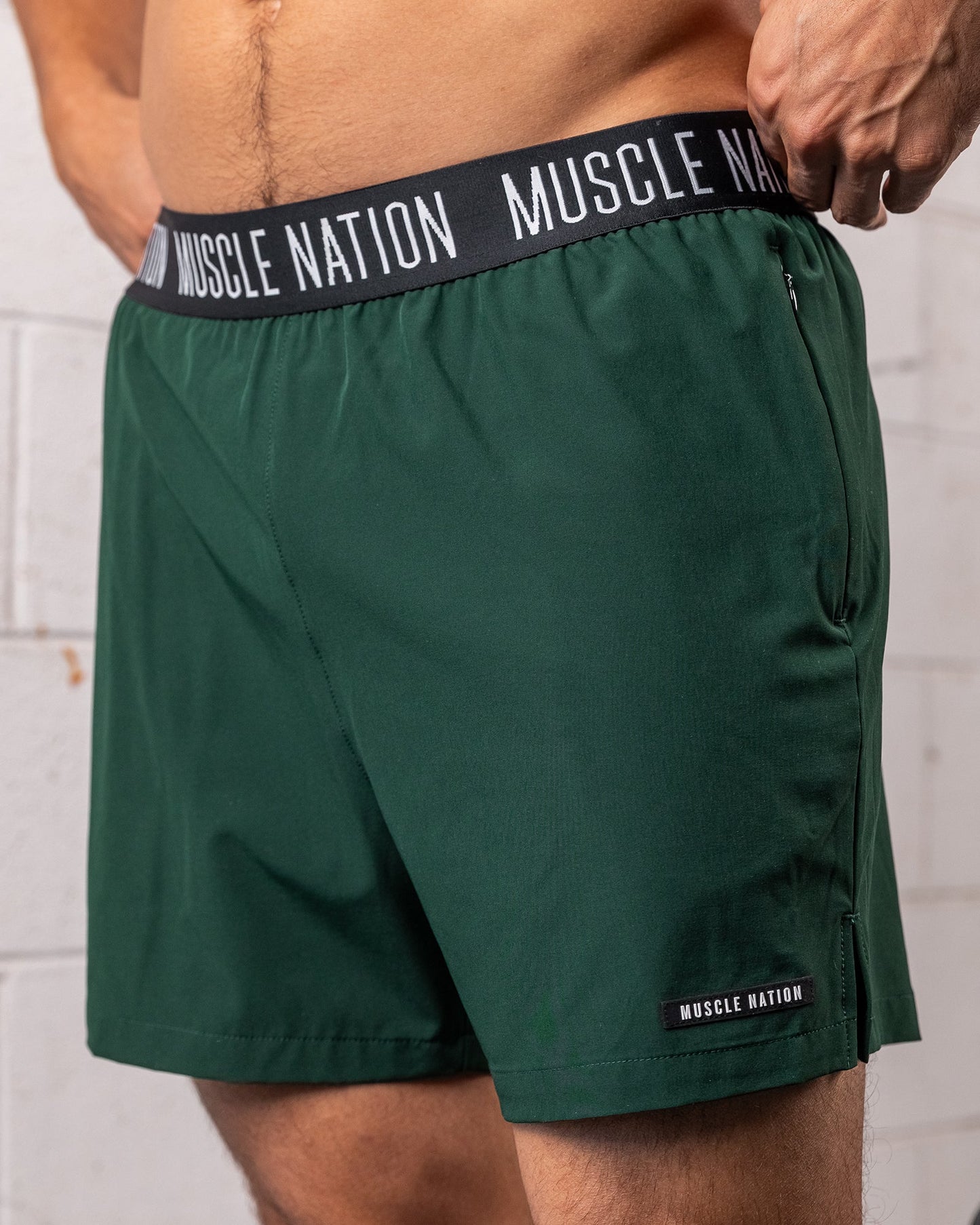 Level Up Training 4" Shorts - Pine-Shorts-S-082434PINE-S-MNAPPRL32551-1-Muscle Nation