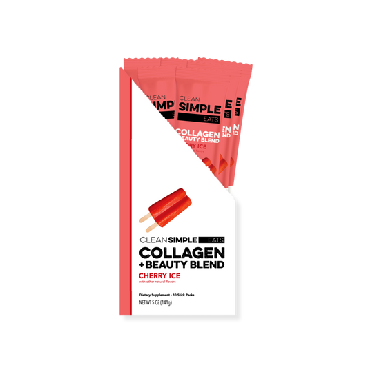 Collagen + Beauty Blend: Cherry Ice (10 Single Serving Stick Pack)