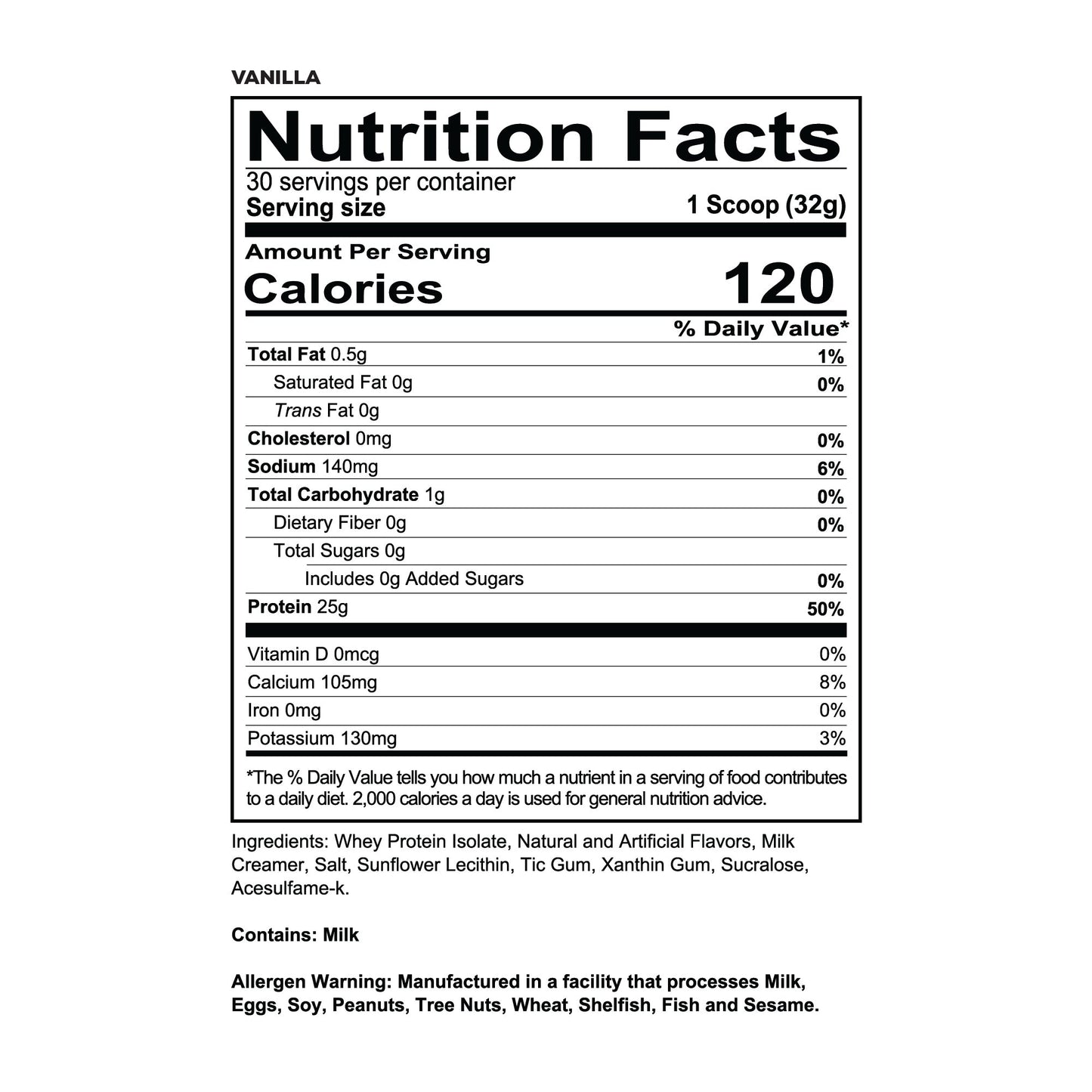 ISOTOPE 100% Whey Isolate (30 Servings)