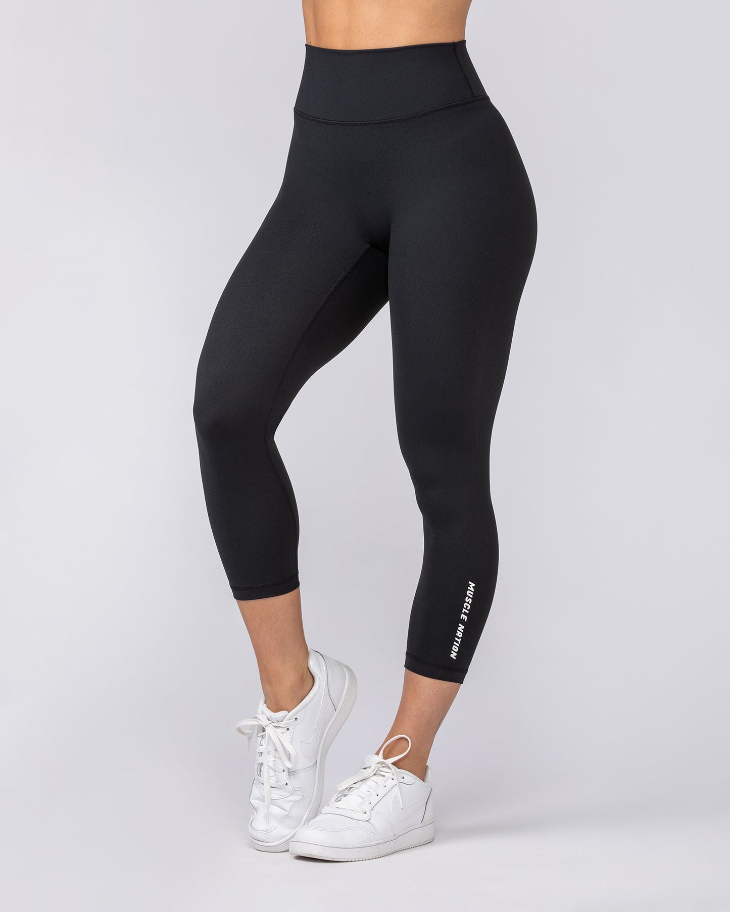 Instinct Scrunch 7/8 Leggings - Black-Leggings-XXS-072340BLK-XXS-MNAPPRL27293-3-Muscle Nation