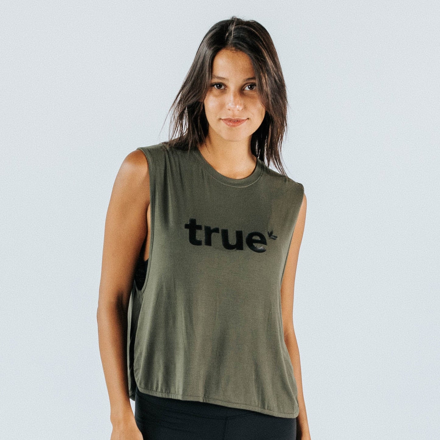 Women's Khaki Crop