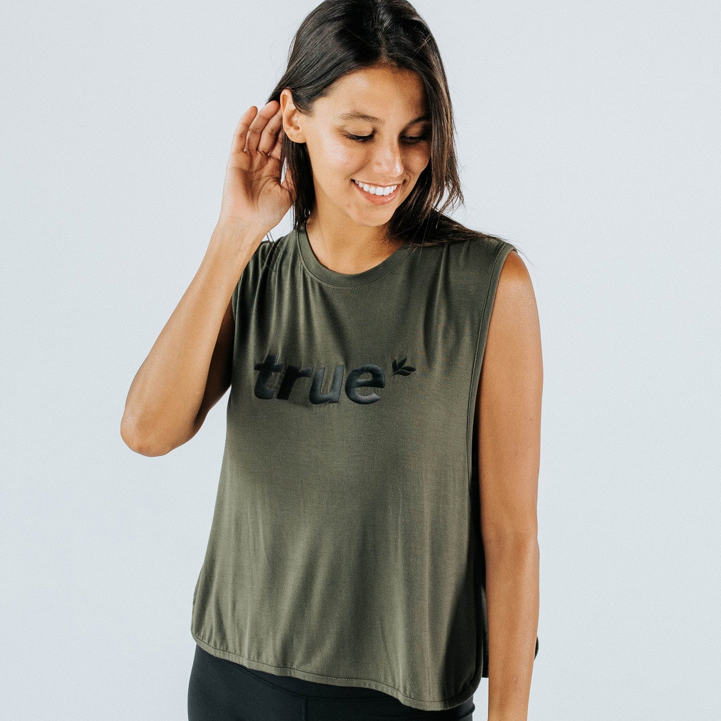 Women's Khaki Crop