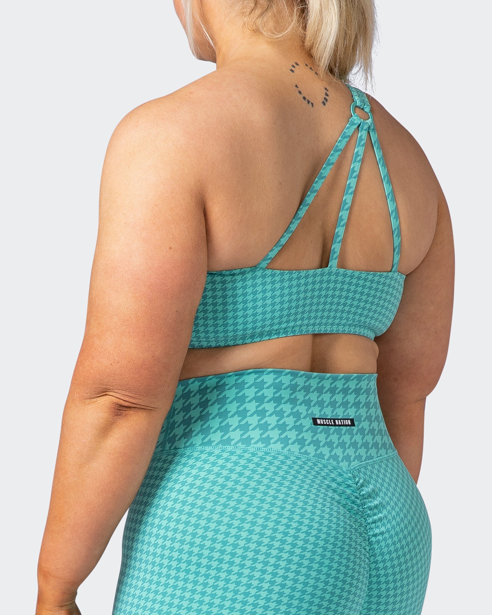 Level Up Bralette - Cascade Houndstooth Print-Bralettes-XS-072224CASCHNDS-XS-MNAPPRL15892-5-Muscle Nation