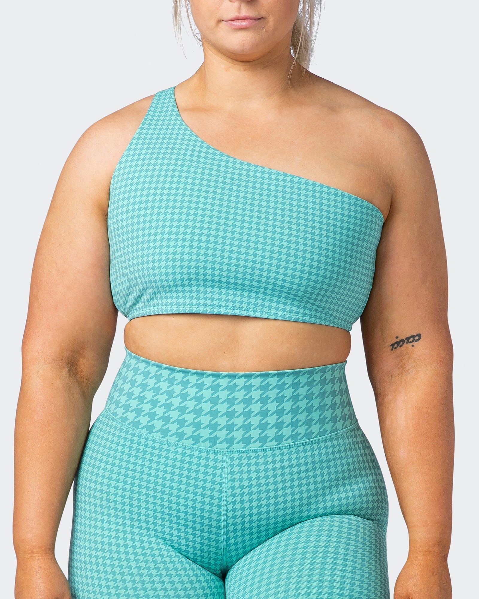 Level Up Bralette - Cascade Houndstooth Print-Bralettes-XS-072224CASCHNDS-XS-MNAPPRL15892-2-Muscle Nation