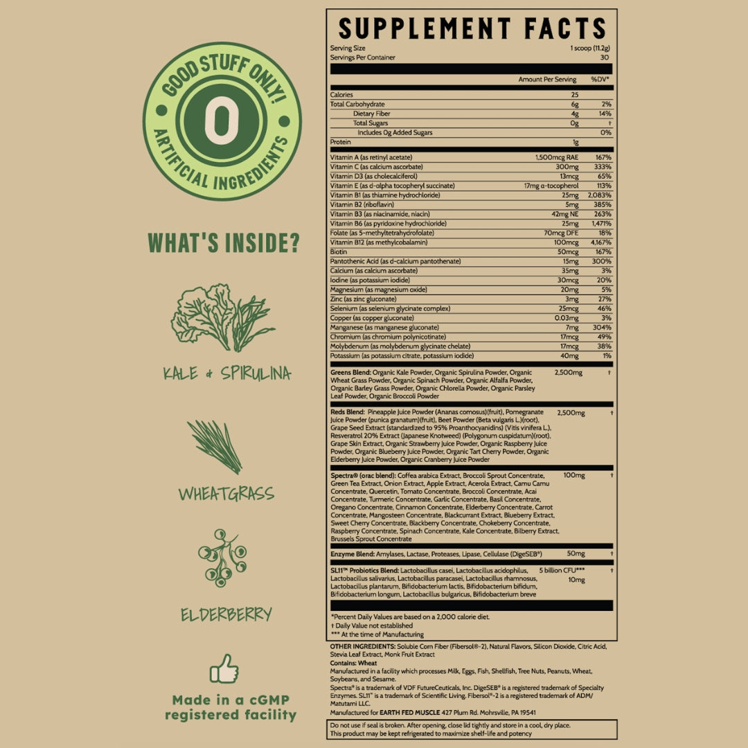 Greens + Reds Superfoods Blend Pi?a Colada (formerly known as The Greens Party)