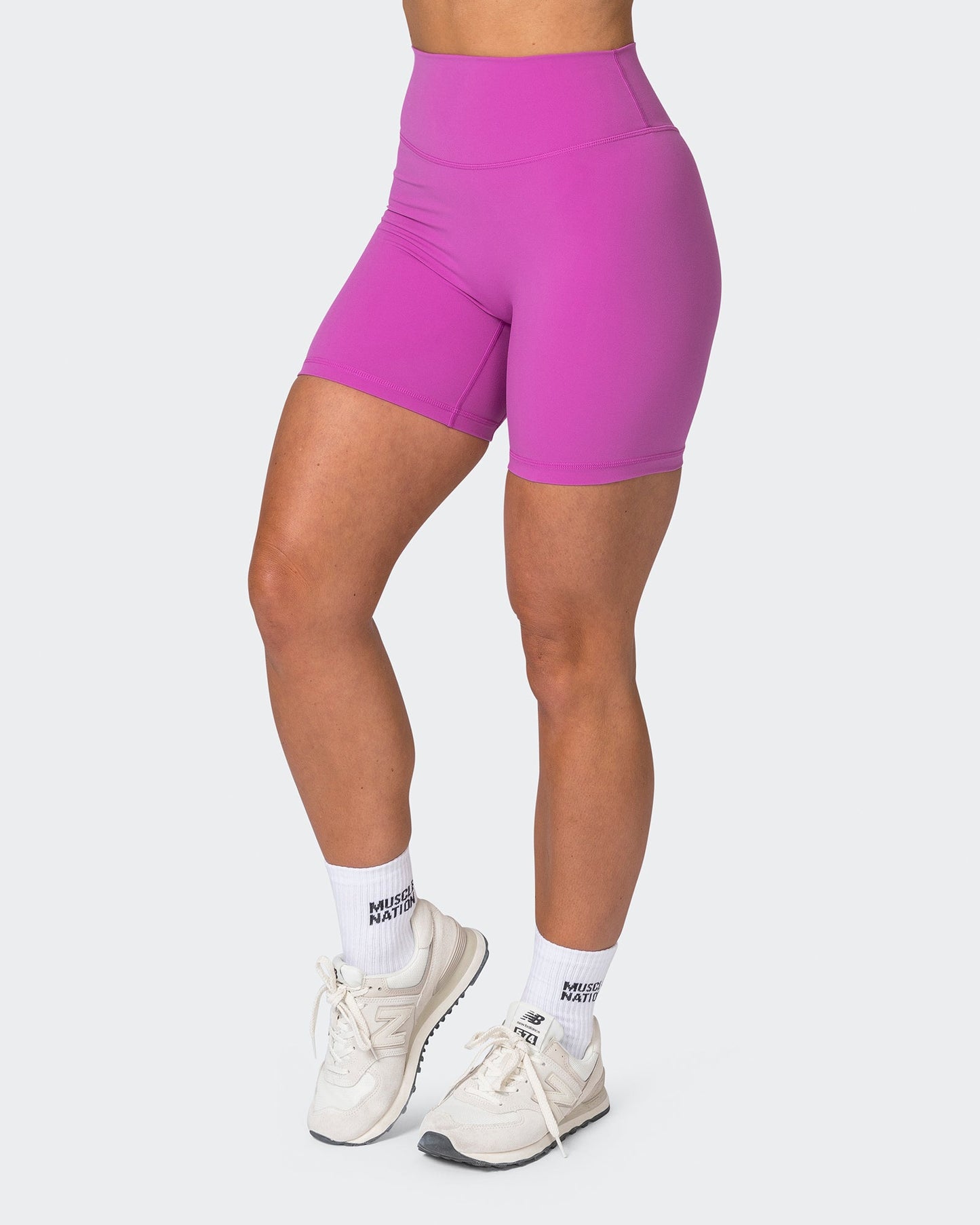 Liberty Zero Rise Bike Shorts - Dahlia-Shorts-XXS-072321DAHLIA-XXS-MNAPPRL25805-3-Muscle Nation