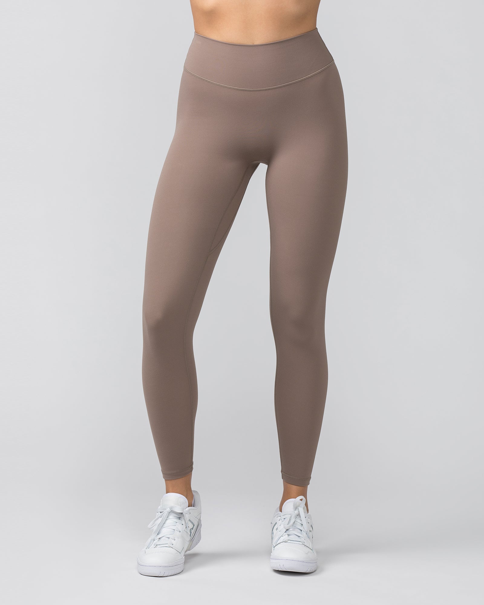 Liberty Zero Rise Ankle Length Leggings - Mushroom-Leggings-XXS-052417MUSHRM-XXS-MNAPPRL31325-2-Muscle Nation