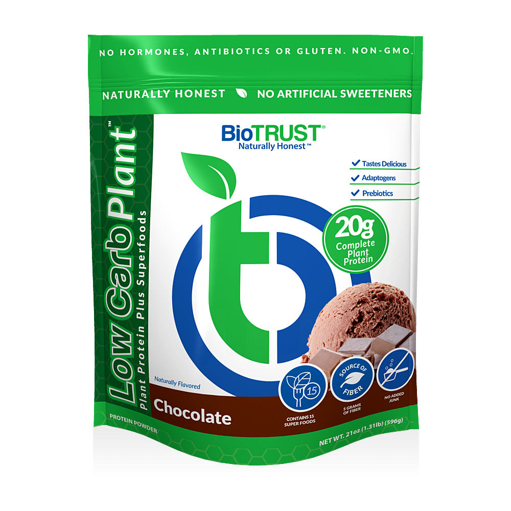 BioTRUST Low Carb Plant? ĄŞ Plant Protein Plus Superfoods (2 Delicious Flavors)