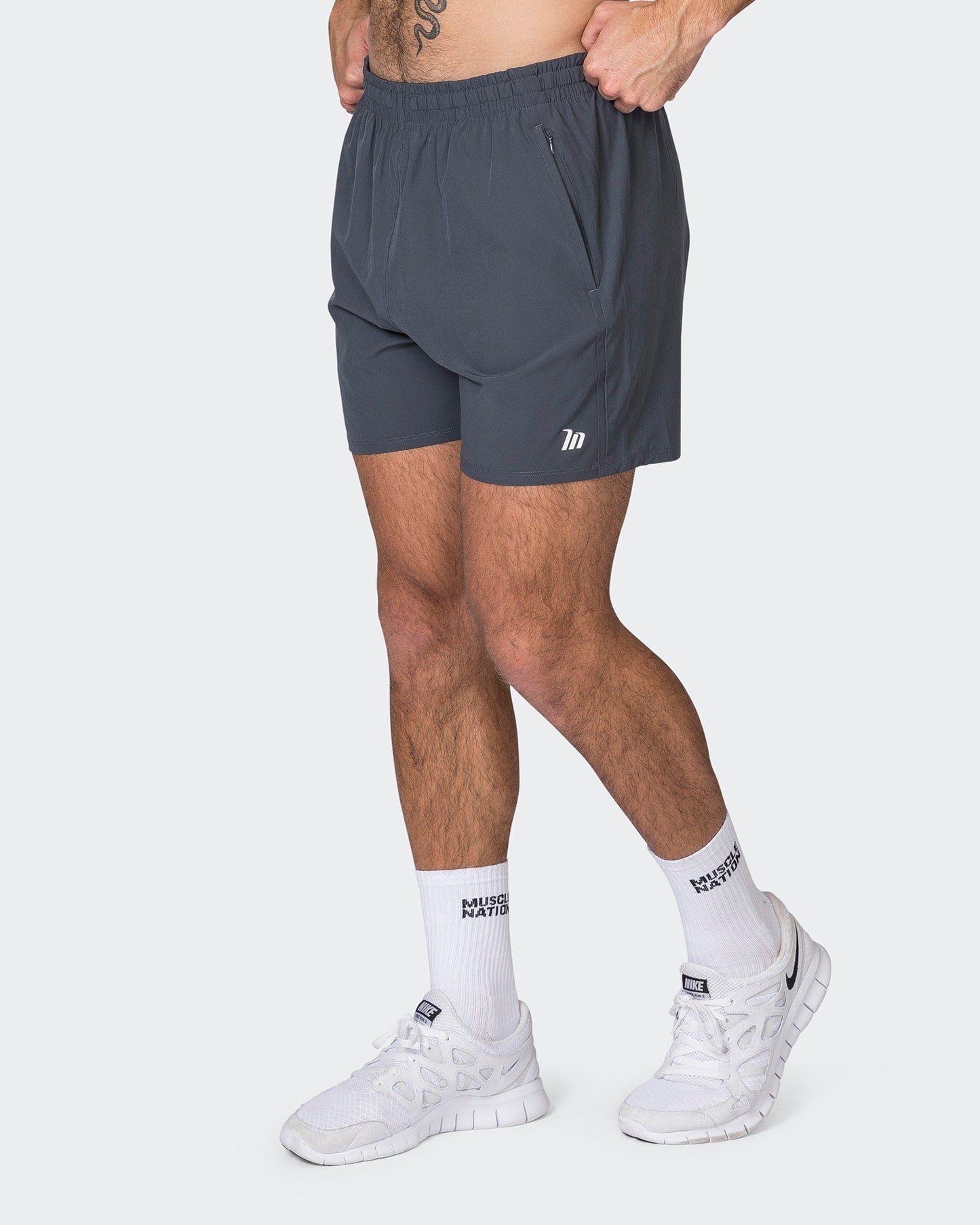 New Heights 4" Shorts - Thunder-Shorts-S-072309THNDR-S-MNAPPRL25450-1-Muscle Nation