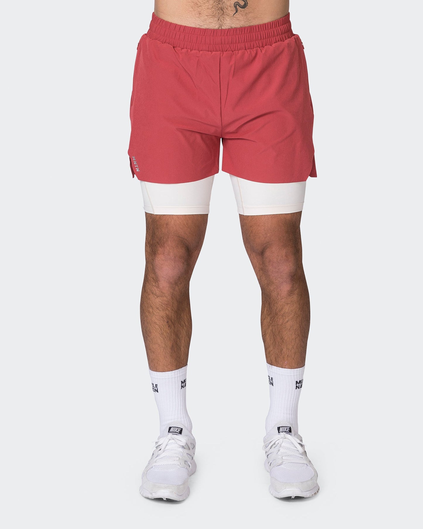 Replay 3" Shorts - Dusty Red-Shorts-S-052334DTSYRD-S-MNAPPRL25205-3-Muscle Nation