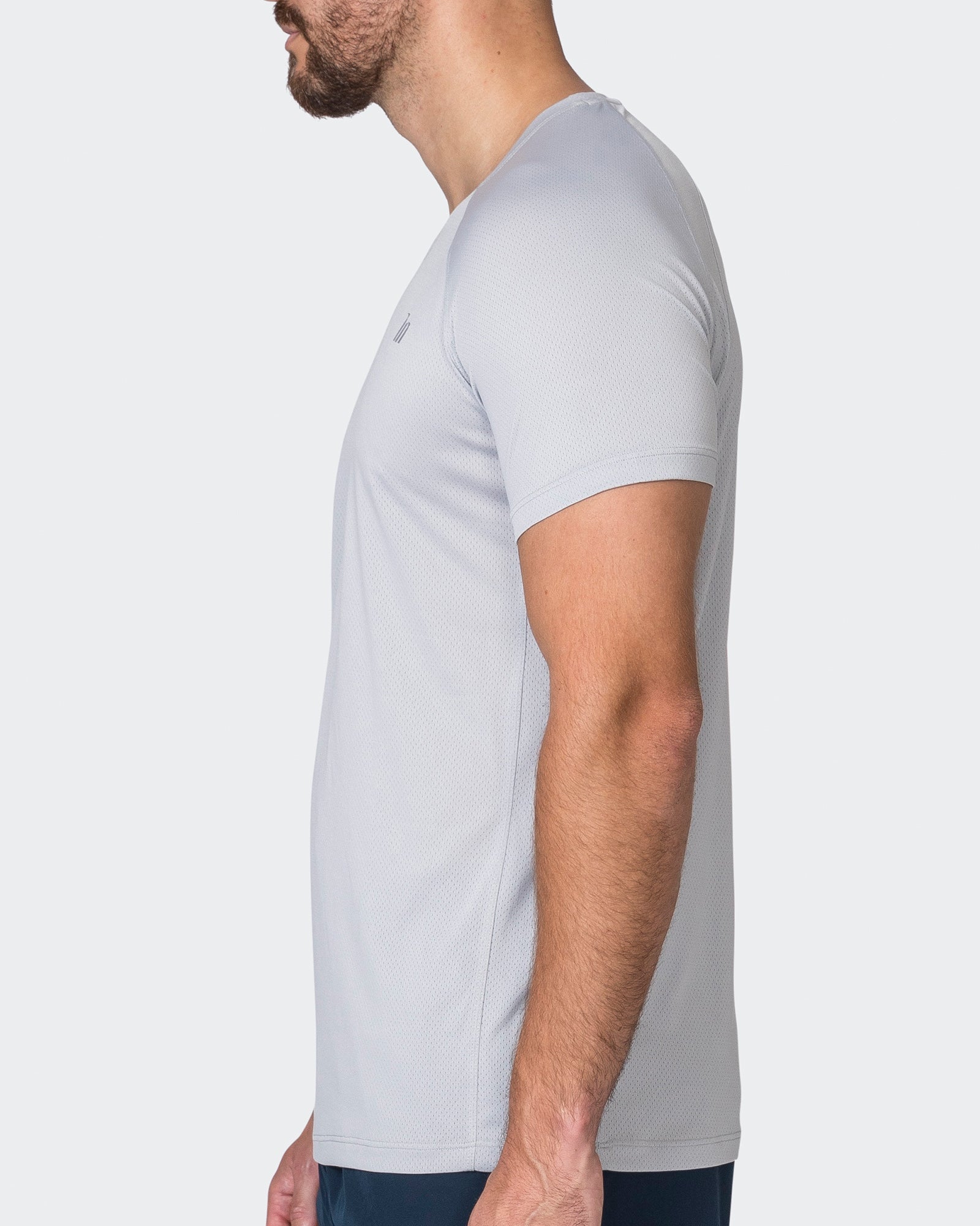 New Heights Running Tee - Quiet Grey-T-Shirts-S-072305QUTGRY-S-MNAPPRL25422-4-Muscle Nation