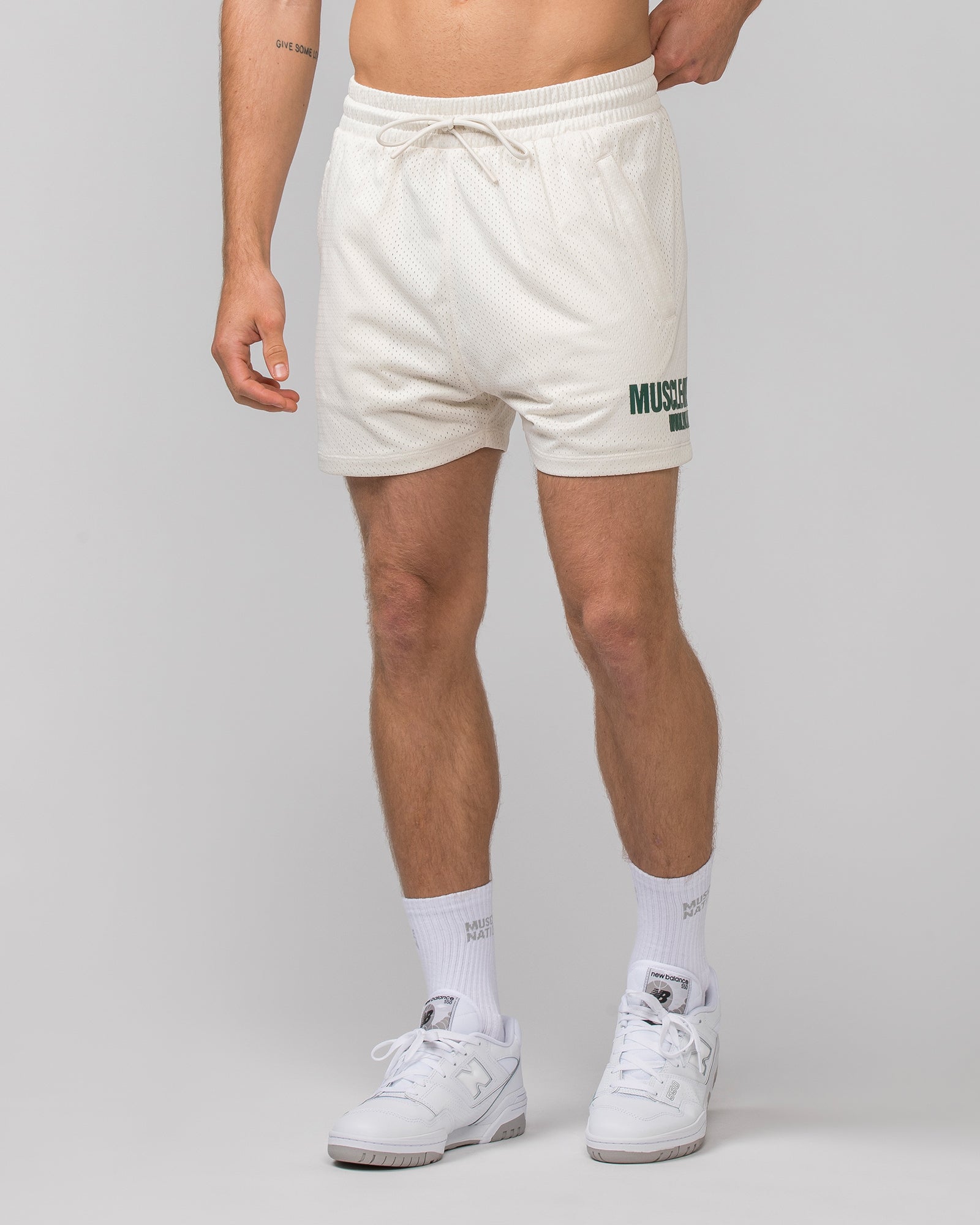 Worldwide Lay Up 3.5" Shorts - Travertine-Shorts-S-062404TRAV-S-MNAPPRL31779-2-Muscle Nation