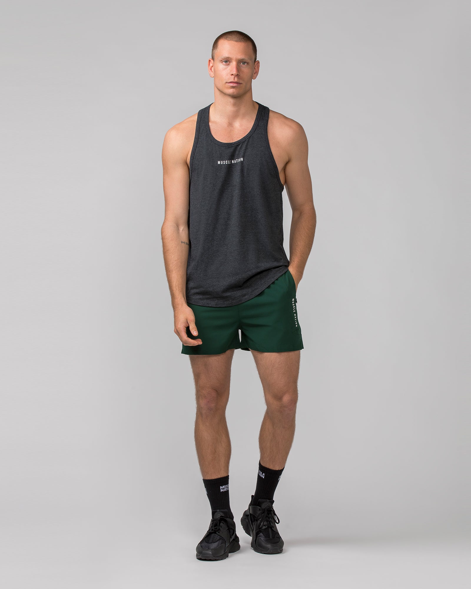 Streamline Training 3" Shorts - Forest Green-Shorts-S-062421FRSGRN-S-MNAPPRL31814-6-Muscle Nation