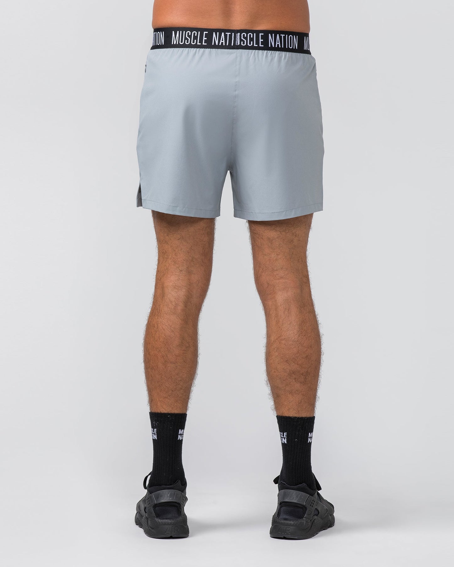 Level Up Training 4" Shorts - Jet Grey-Shorts-S-112364JETGRY-S-MNAPPRL30125-5-Muscle Nation