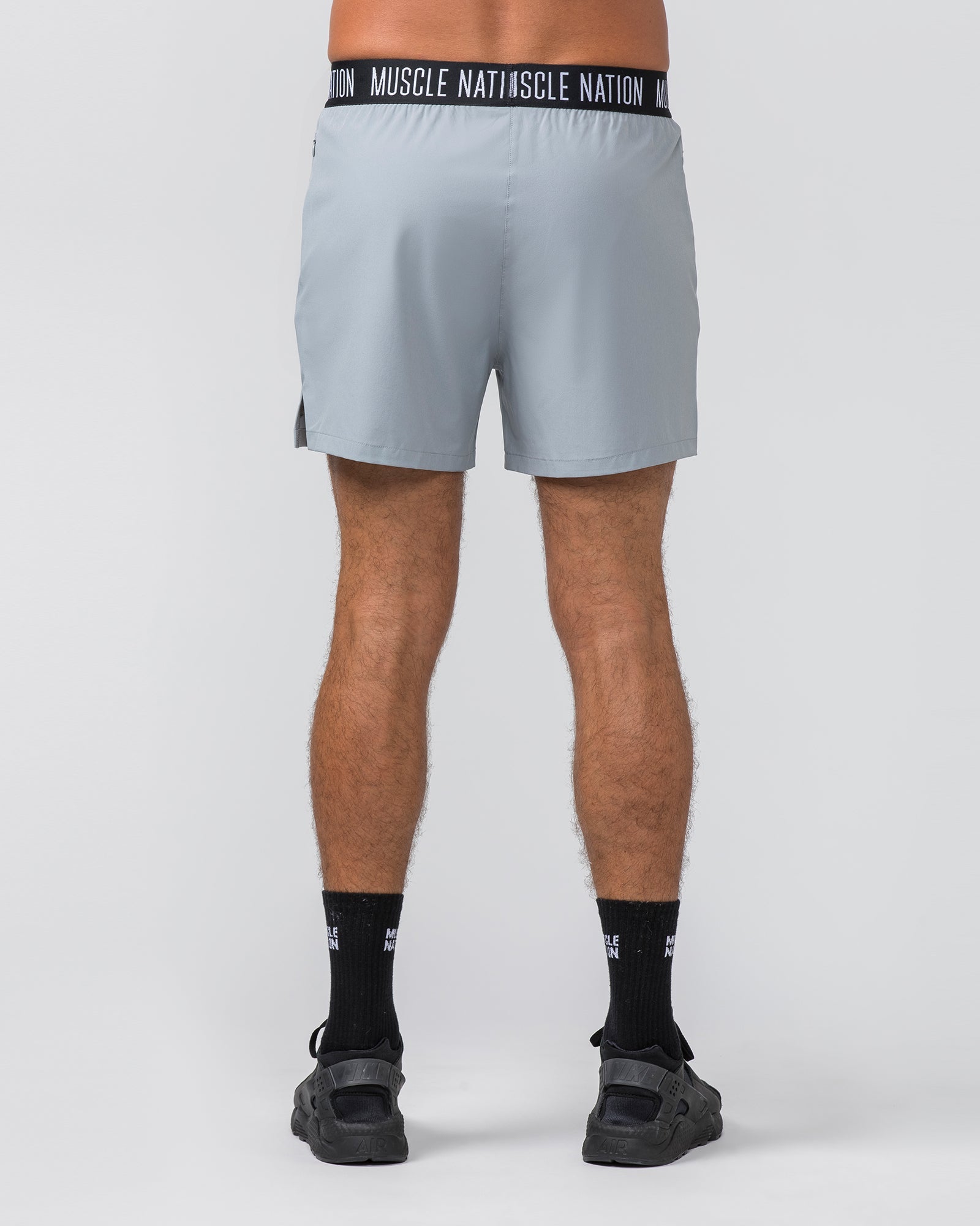 Level Up Training 4" Shorts - Jet Grey-Shorts-S-112364JETGRY-S-MNAPPRL30125-5-Muscle Nation