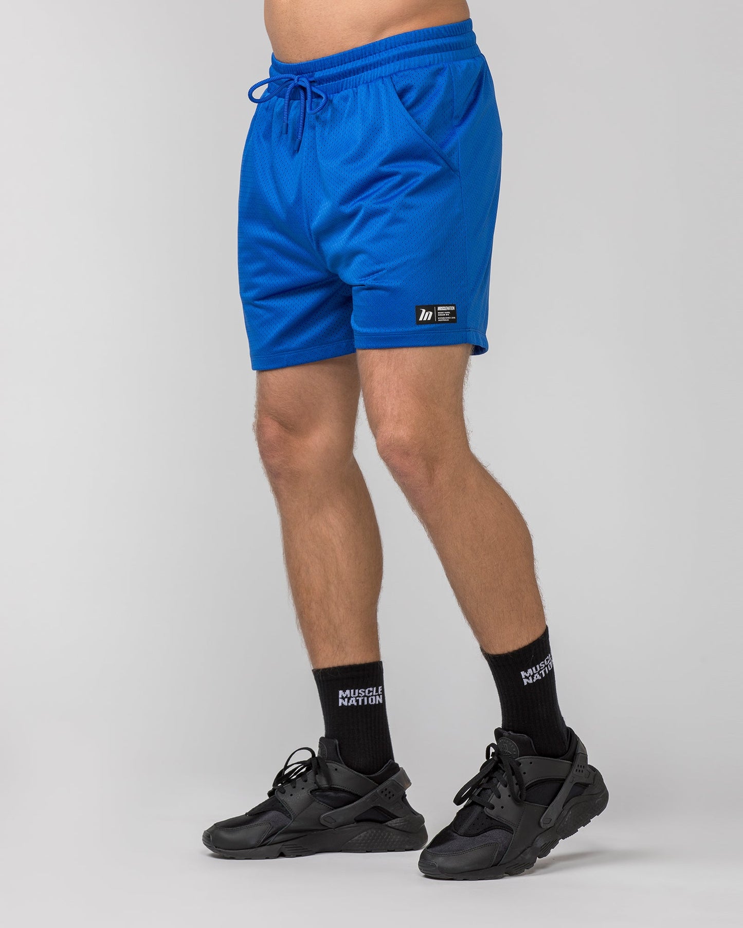 Lay Up 5" Shorts - Bondi Blue-Shorts-S-112343BONDIBLU-S-MNAPPRL30239-3-Muscle Nation