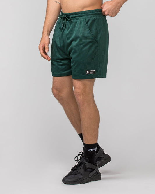 Lay Up 5" Shorts - Sporting Green-Shorts-S-112343SPTGRN-S-MNAPPRL28056-1-Muscle Nation