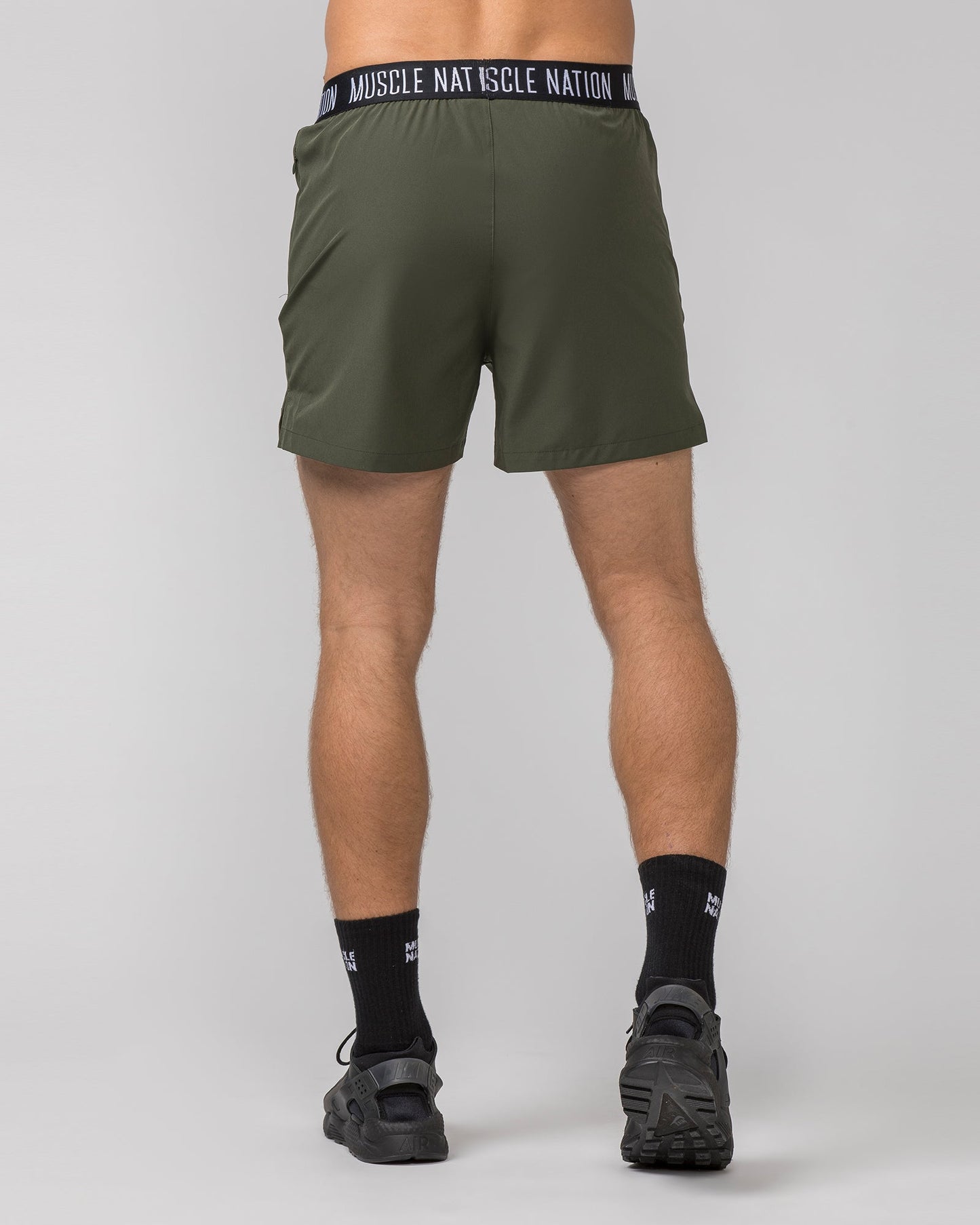 Level Up Training 4" Shorts - Dark Khaki-Shorts-S-112364DKHAKI-S-MNAPPRL28251-5-Muscle Nation