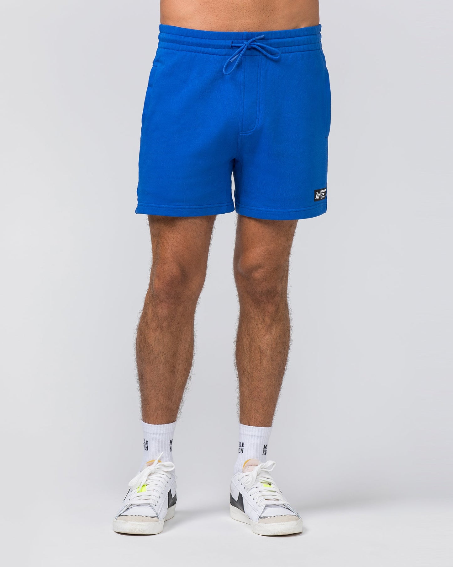 Sweat 5" Shorts - Bondi Blue-Shorts-S-032444BONDIBLU-S-MNAPPRL30648-3-Muscle Nation