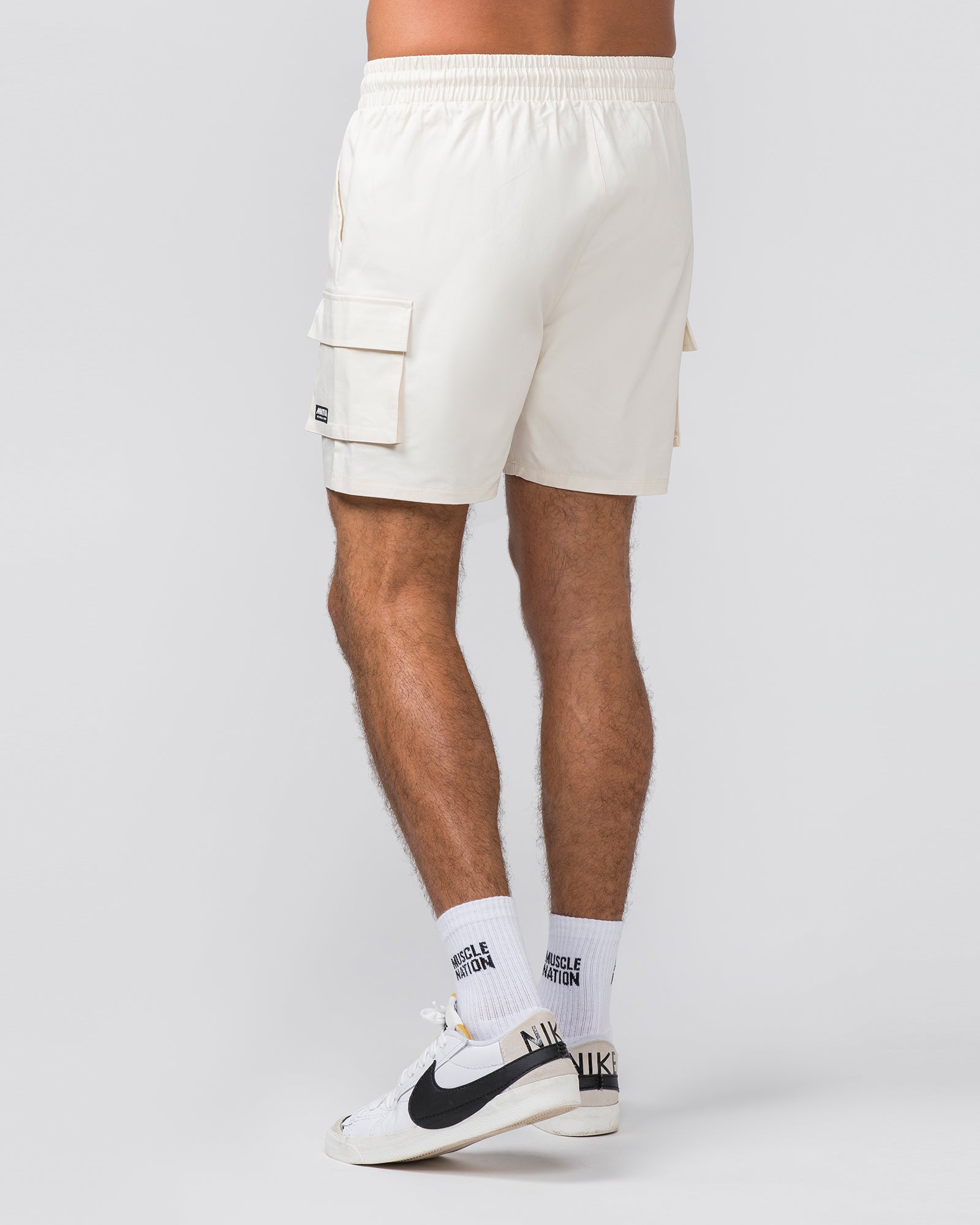 Daily Cargo 5" Shorts - Travertine-Shorts-S-042346TRAV-S-MNAPPRL30889-4-Muscle Nation