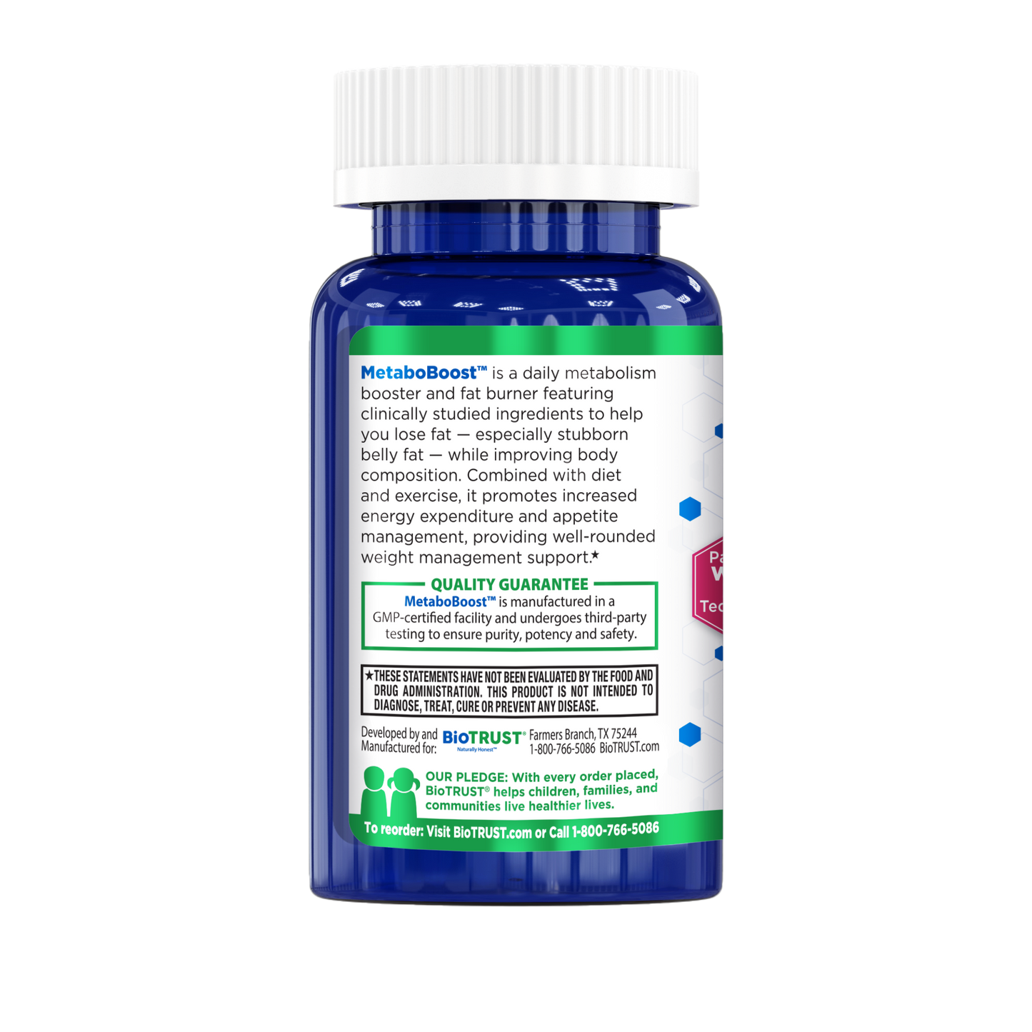 Metaboboost Fat Burning Supplement 6 Pack