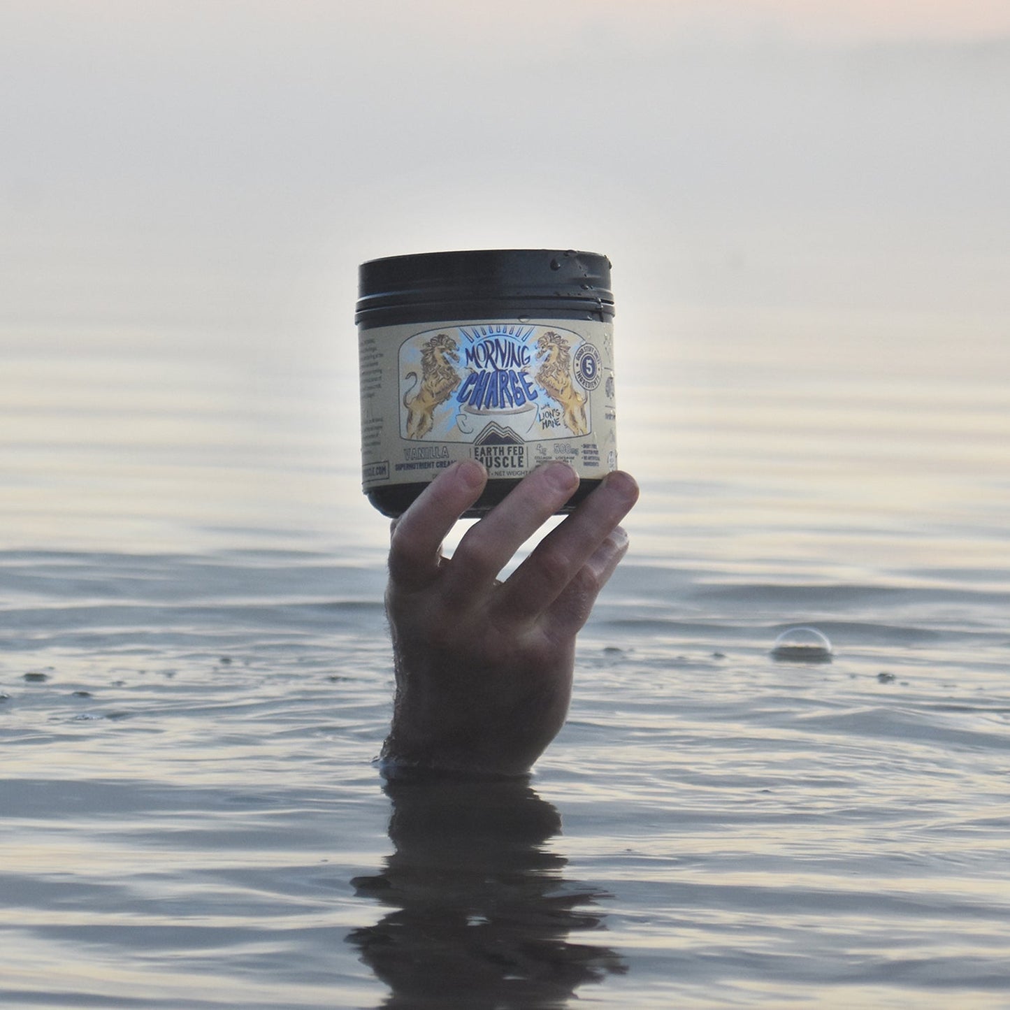 Morning Charge Vanilla Supernutrient Creamer with LionĄŻs Mane