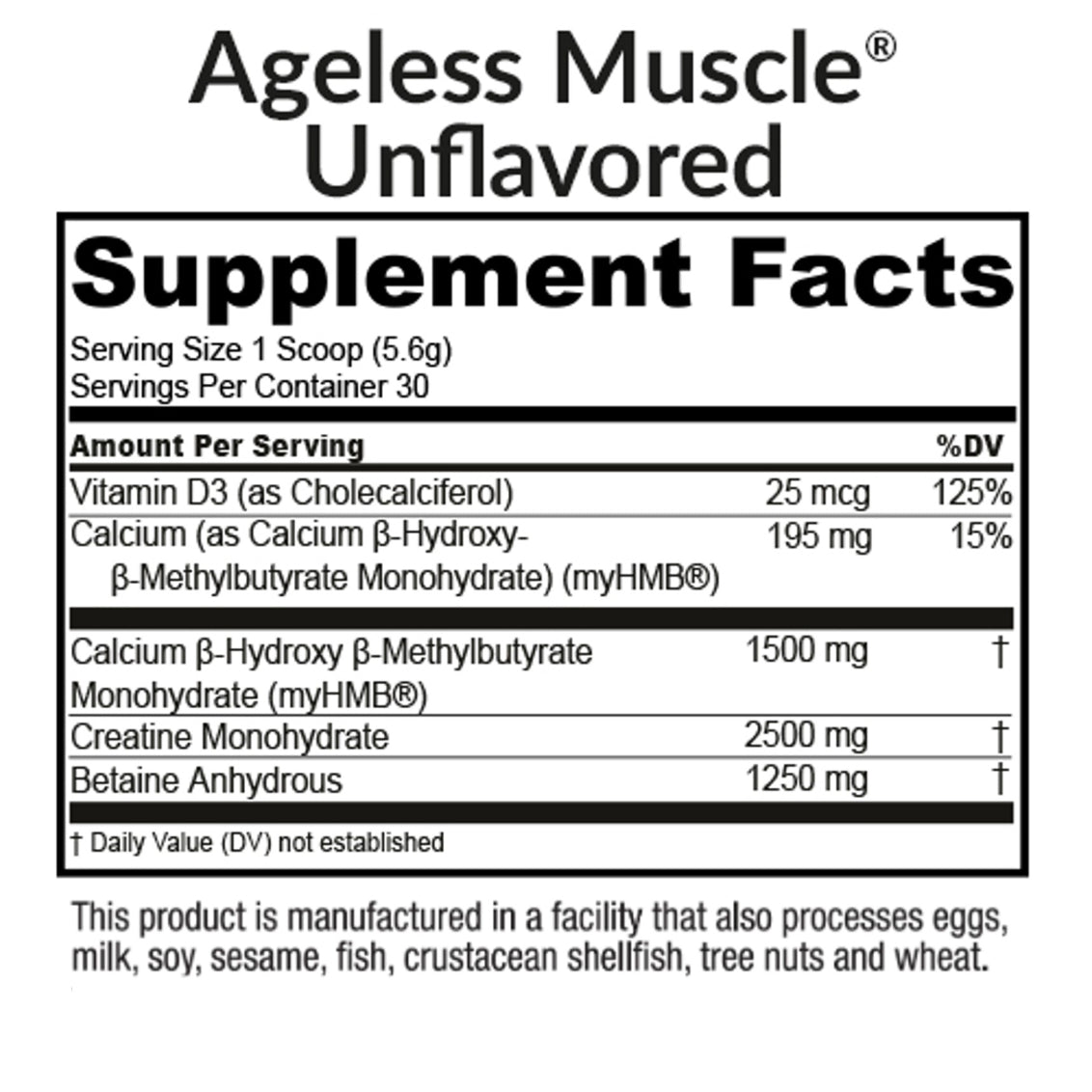 Ageless Muscle - Unflavored