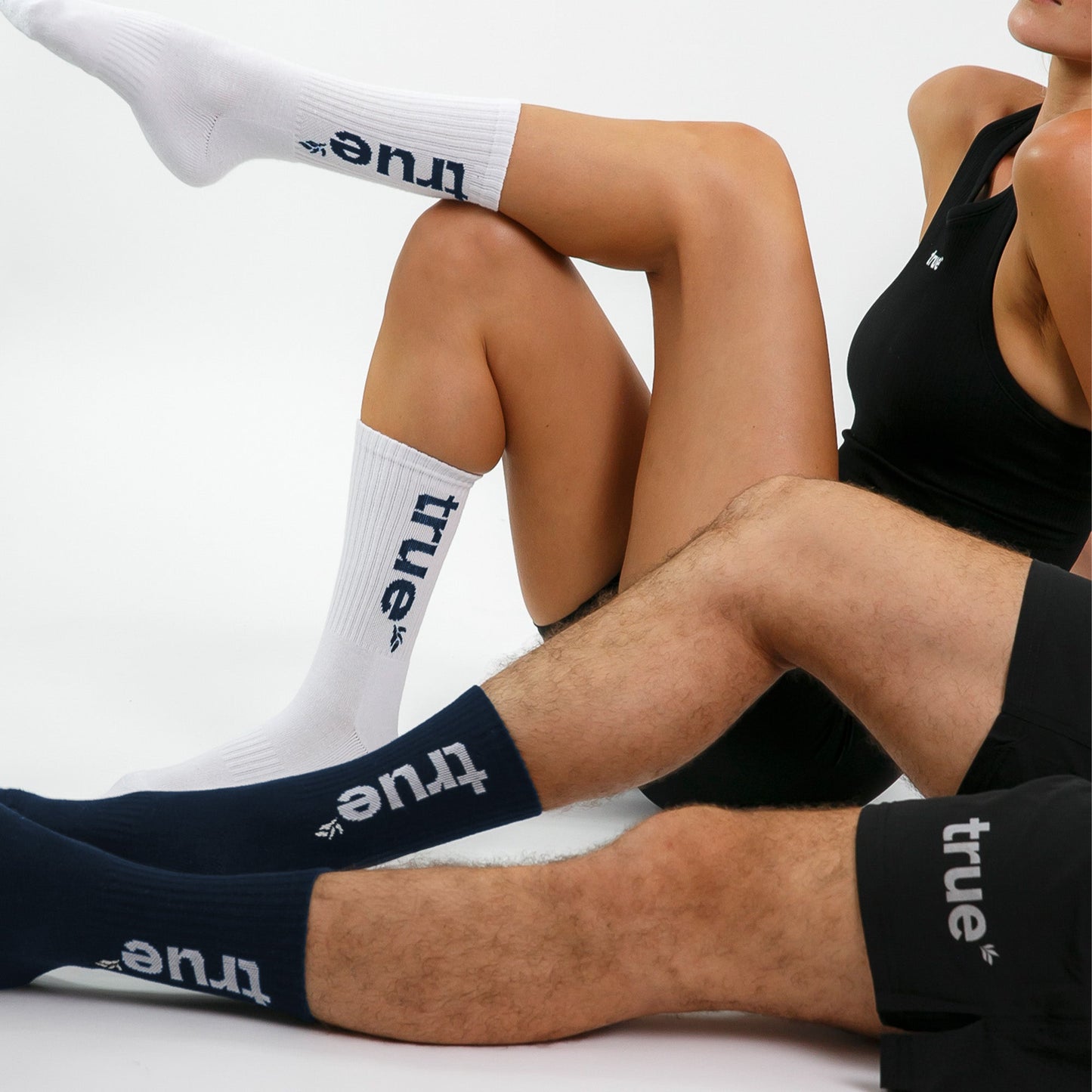 True Socks - Navy/White