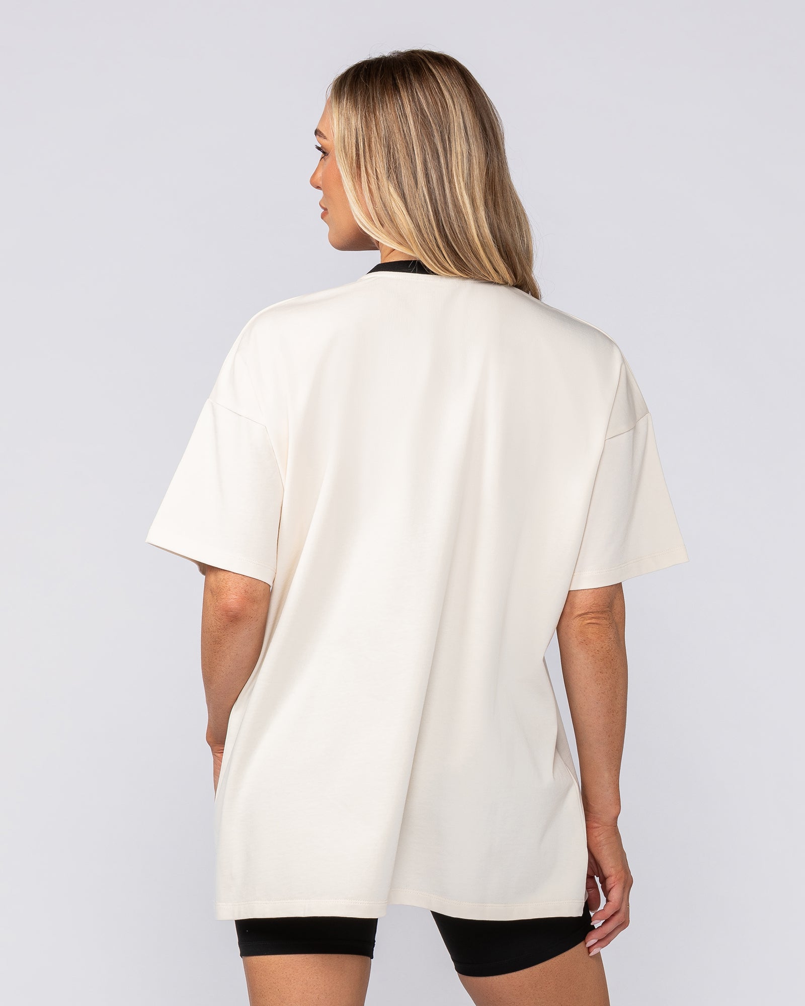 Numero Oversized Tee - Travertine-T-Shirts-XXS-082511TRAV-XXS-MNAPPRL43482-5-Muscle Nation