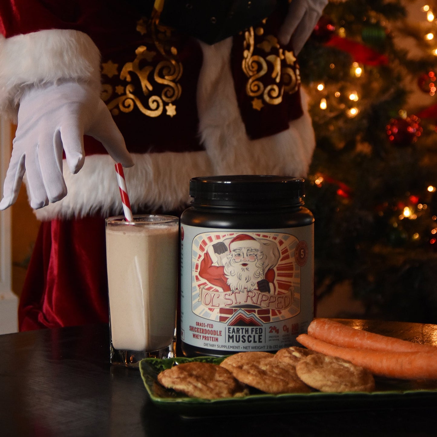 SEASONAL FLAVOR: OlĄŻ St. Ripped Snickerdoodle Grass-Fed Whey Protein