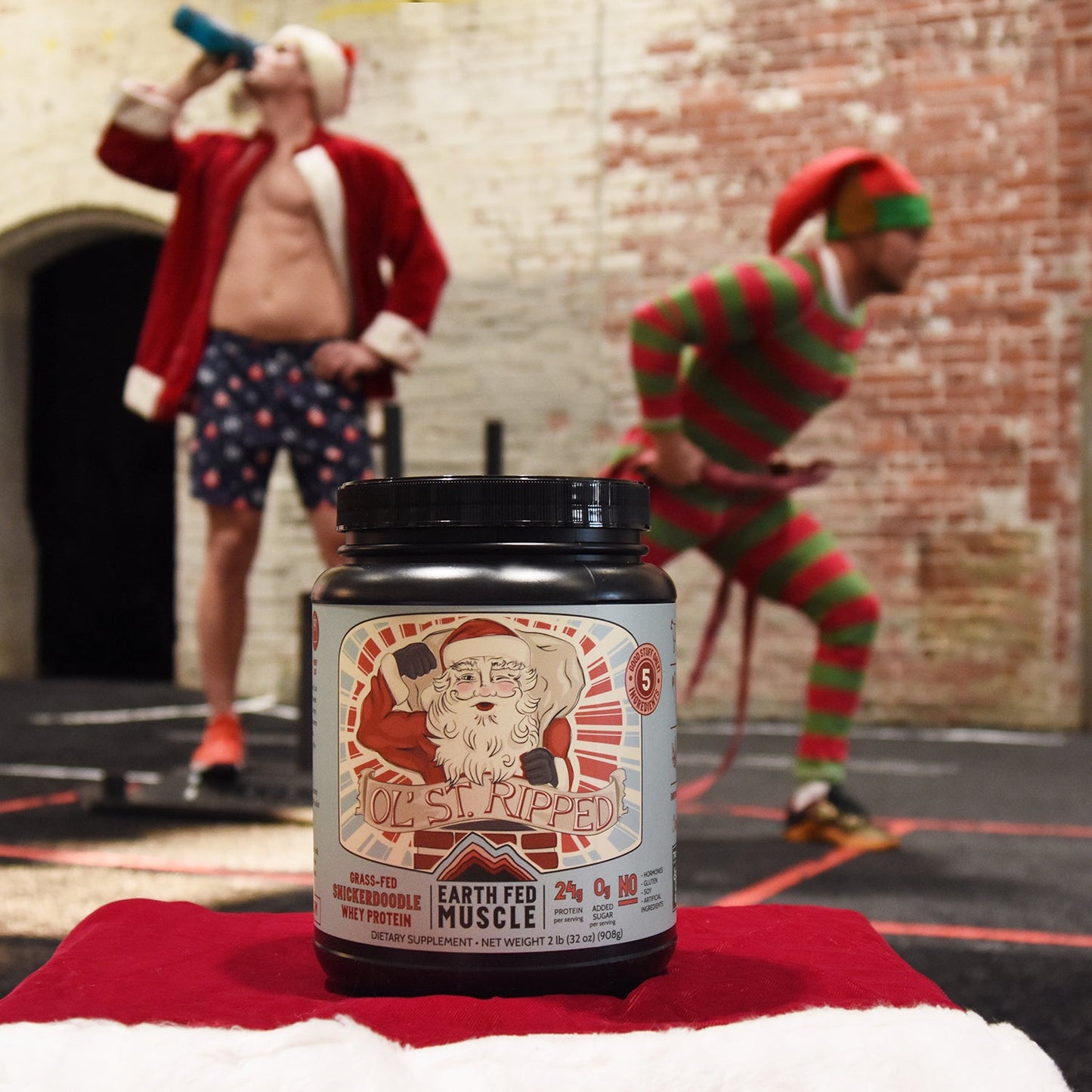 SEASONAL FLAVOR: OlĄŻ St. Ripped Snickerdoodle Grass-Fed Whey Protein