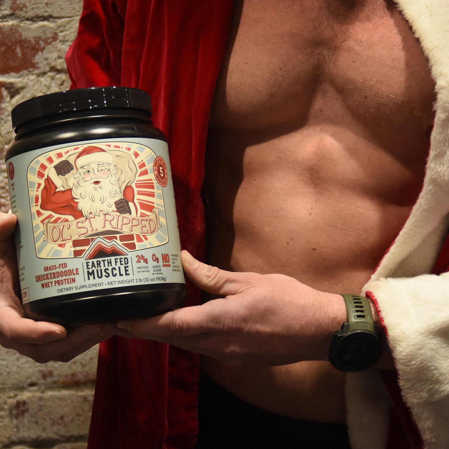 SEASONAL FLAVOR: OlĄŻ St. Ripped Snickerdoodle Grass-Fed Whey Protein