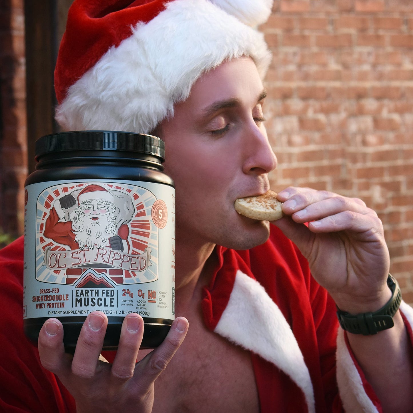 SEASONAL FLAVOR: OlĄŻ St. Ripped Snickerdoodle Grass-Fed Whey Protein