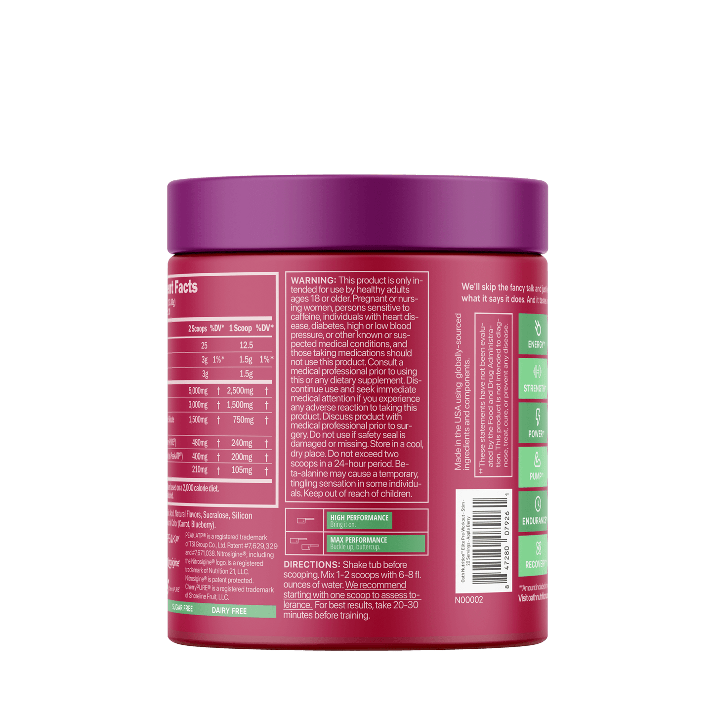 #Flavor_Appleberry Orchard Pre - 20 Servings