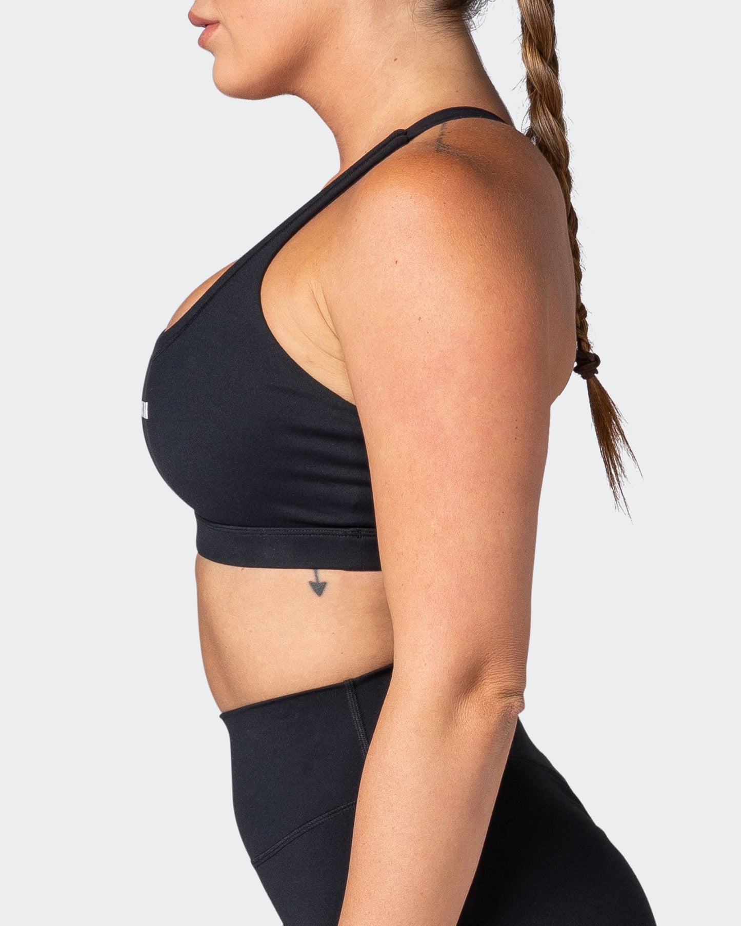 Deuce Bra - Black-Sports Bras-XS-082202BLK-XS-MNAPPRL17428-4-Muscle Nation