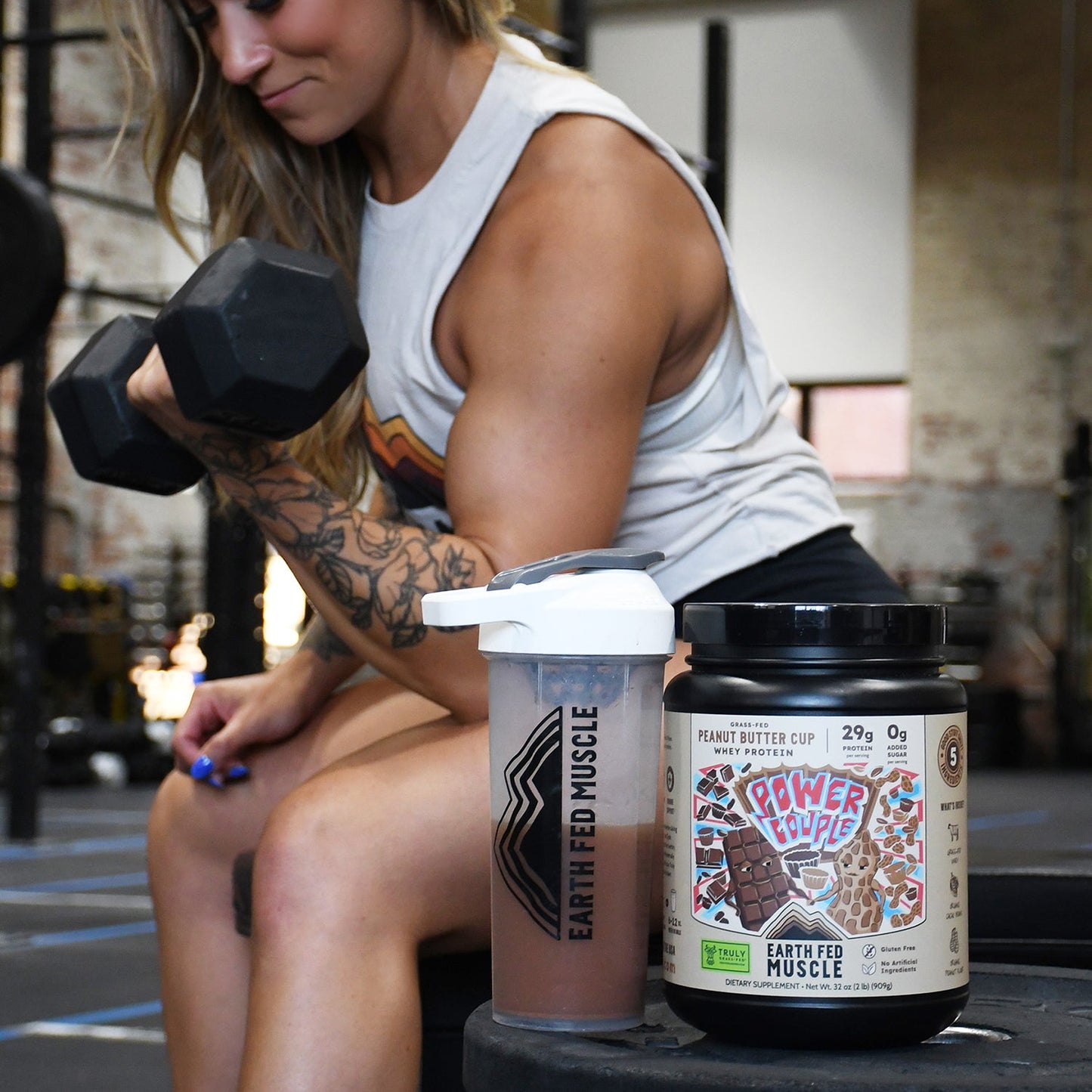 Power Couple Peanut Butter Cup Grass-Fed Whey Protein