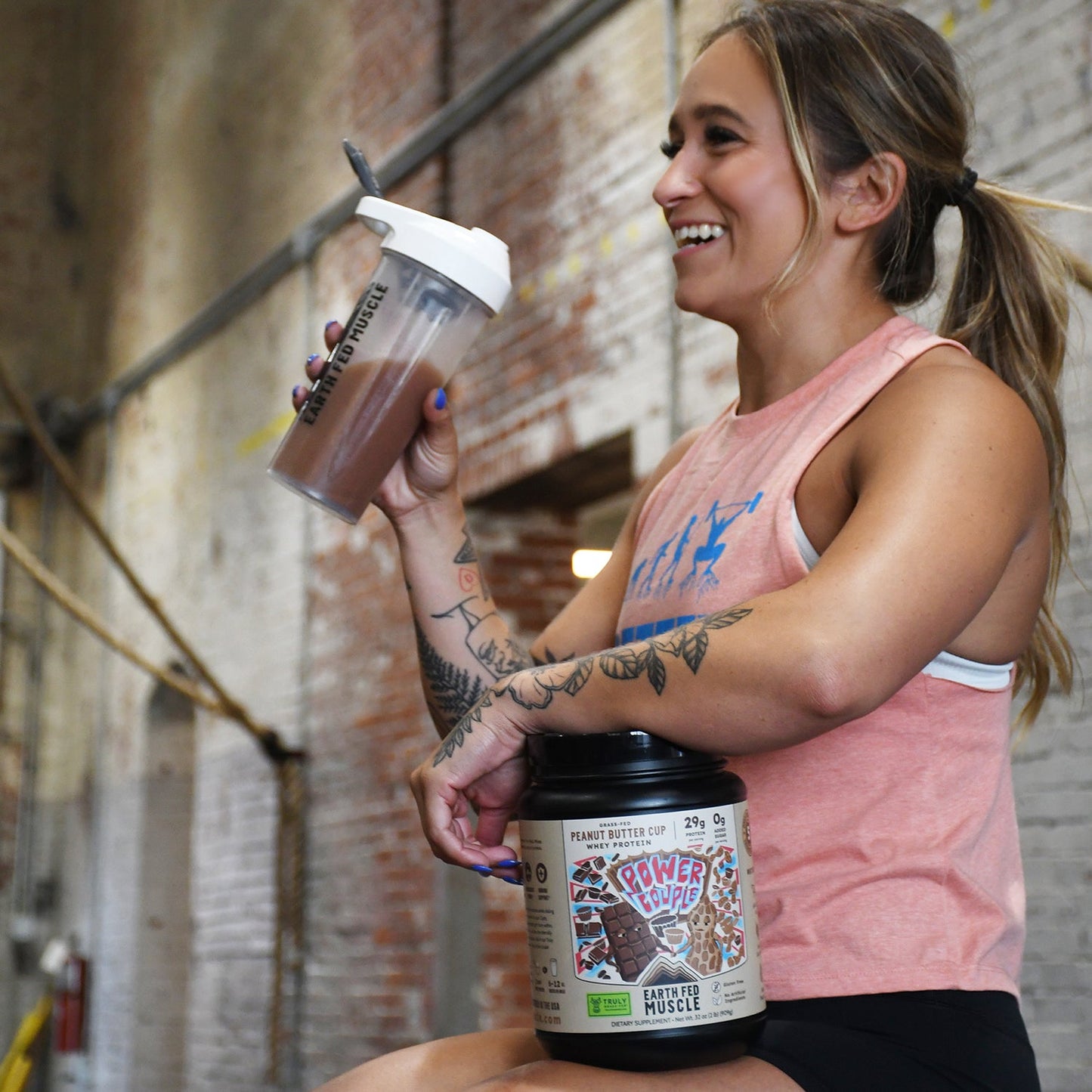 Power Couple Peanut Butter Cup Grass-Fed Whey Protein
