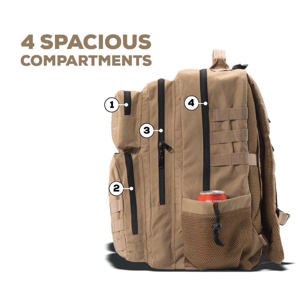 TACTICAL PRO BACKPACK 45L (TAN)