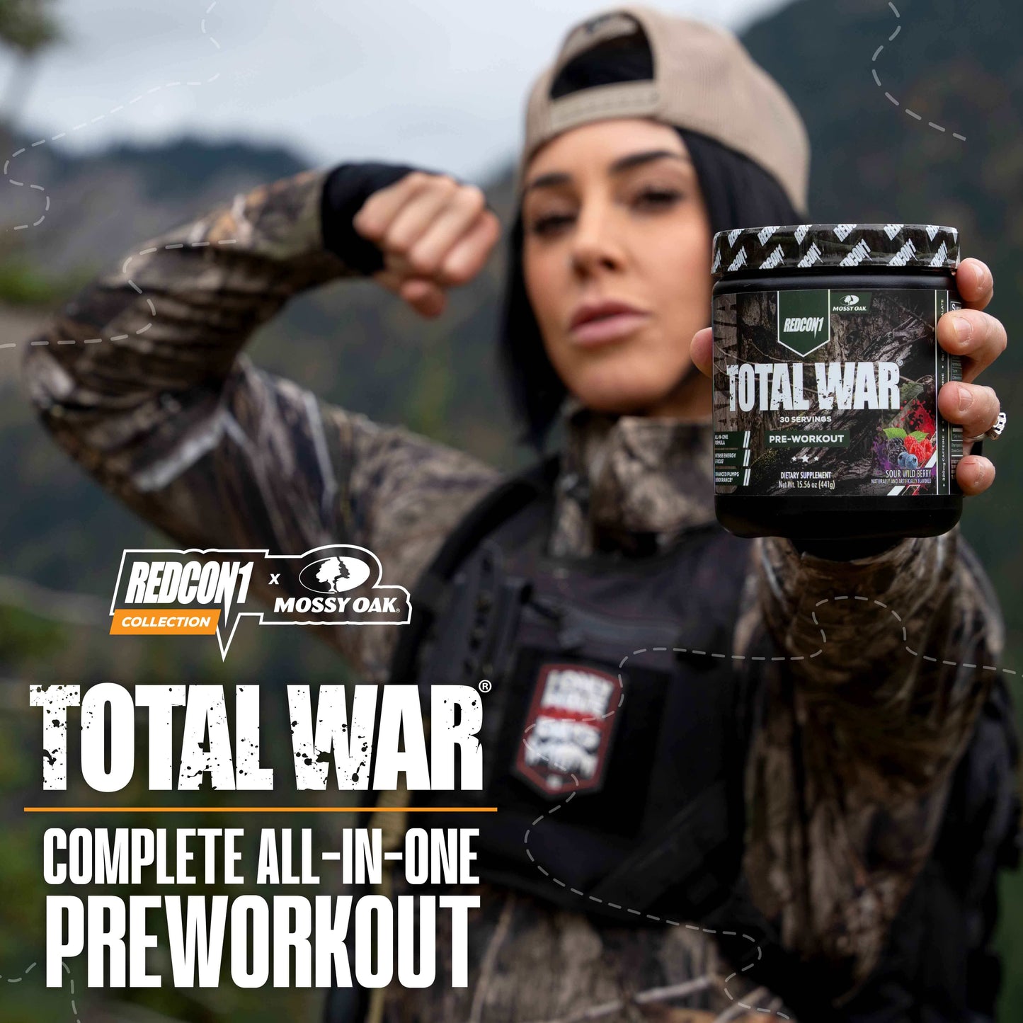 TOTAL WAR MOSSY OAK? SOUR WILD BERRY