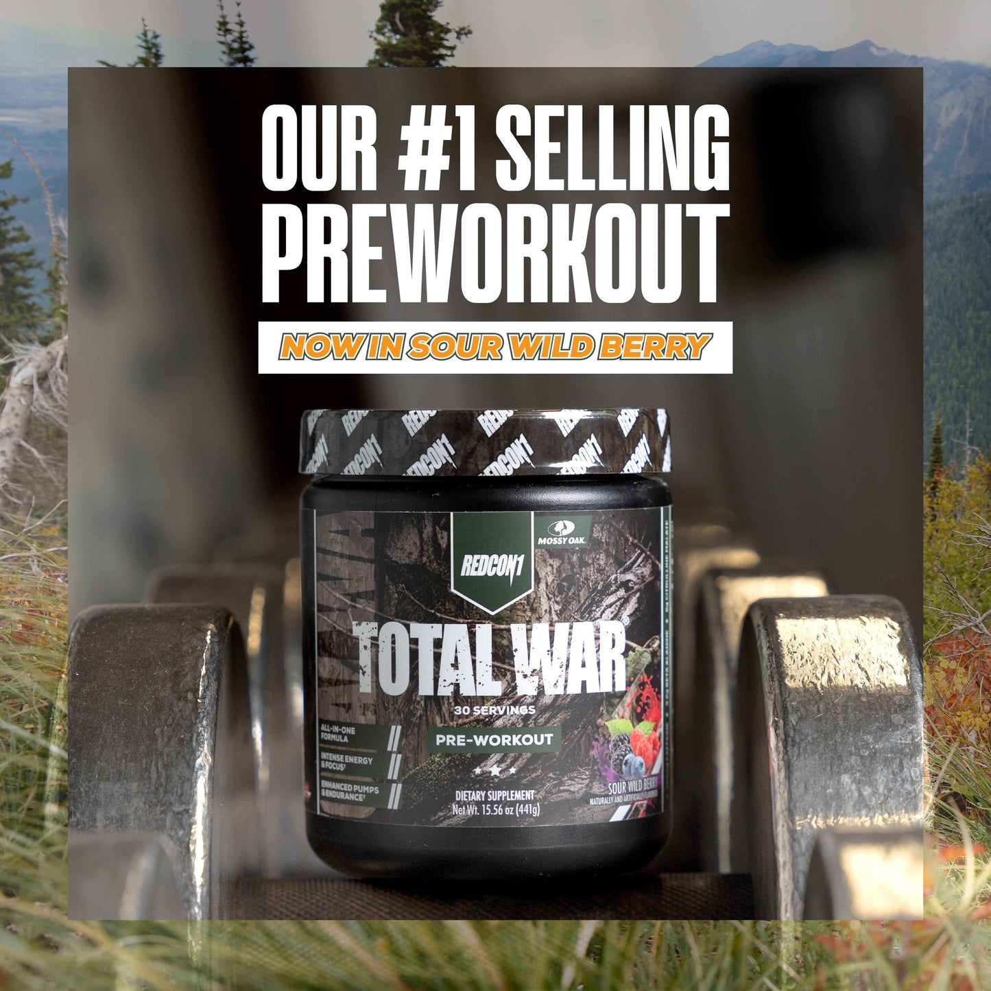 TOTAL WAR MOSSY OAK? SOUR WILD BERRY
